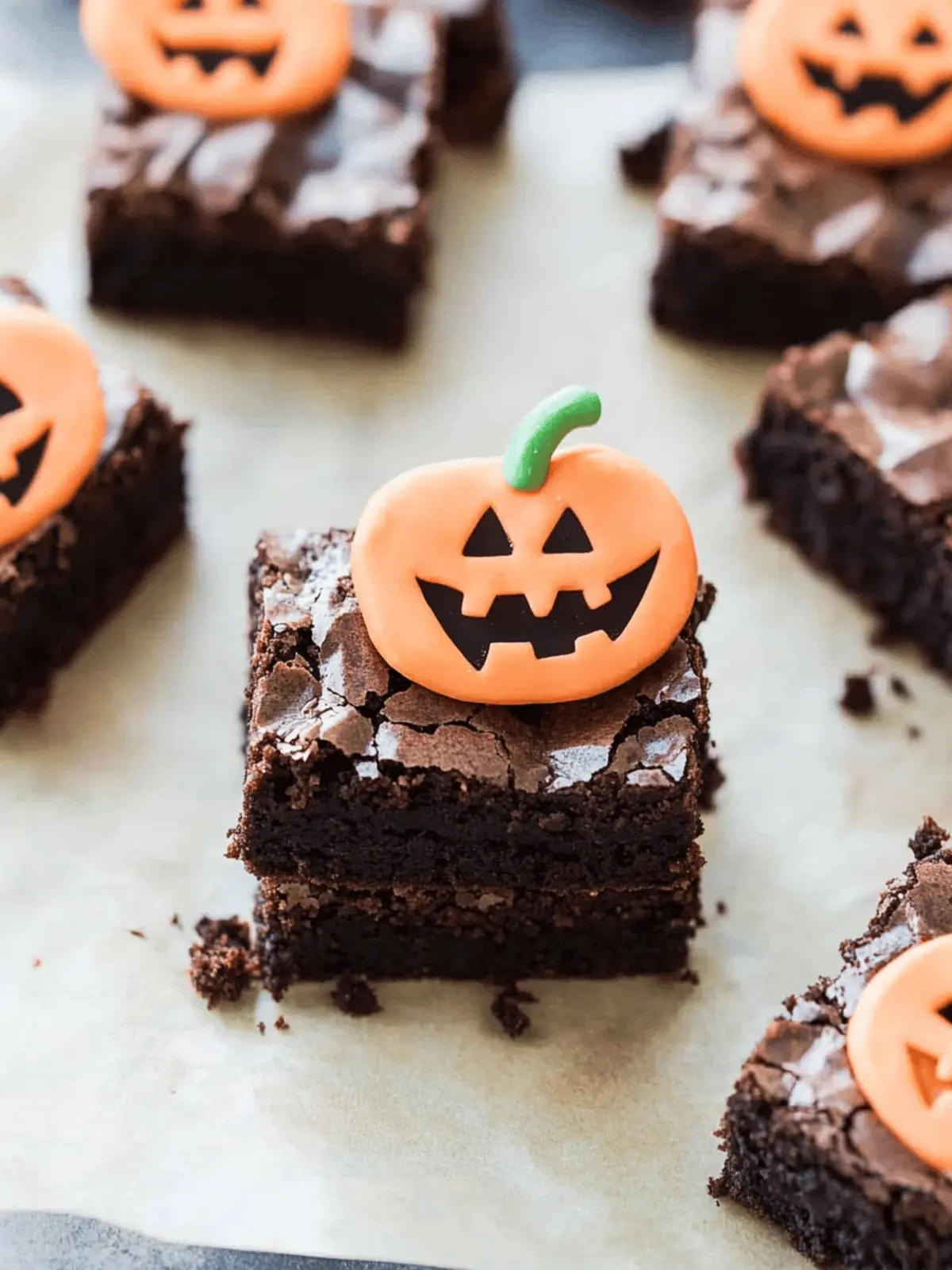 Spooktacular Halloween Brownies with Easy Graveyard Decor 3 Halloween Brownies