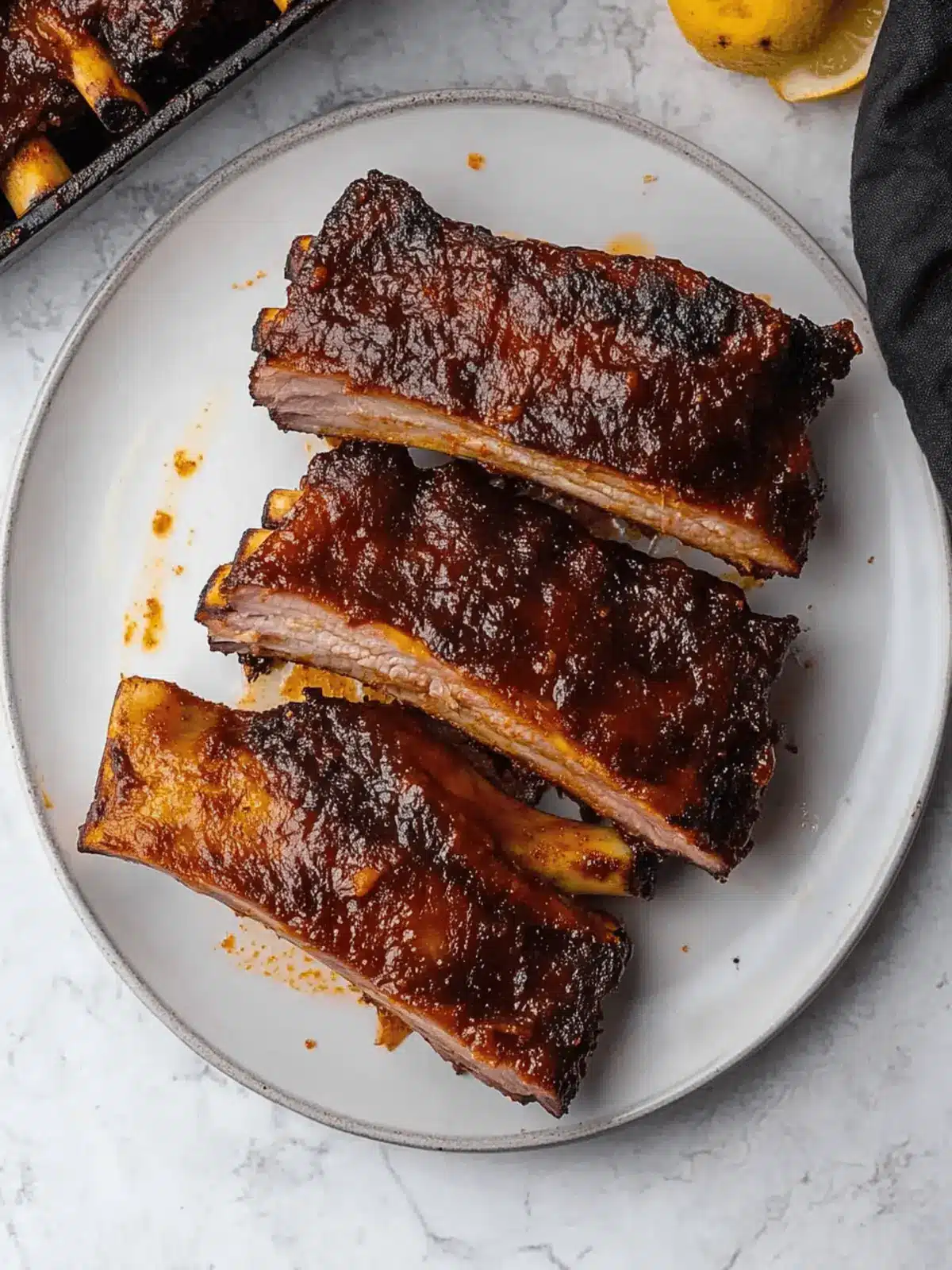 Easy Oven Baked Chipotle BBQ Ribs