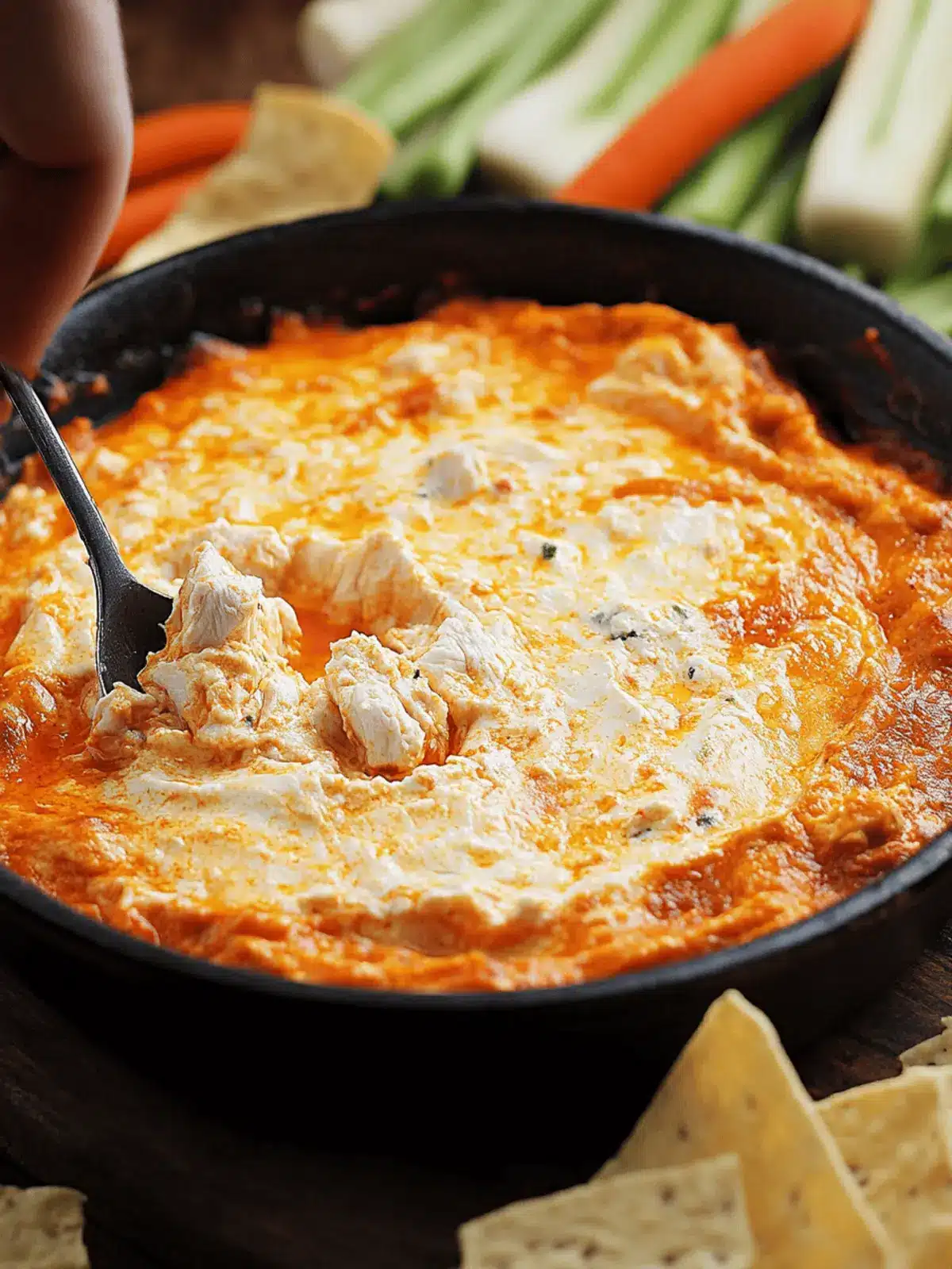 Smoked Buffalo Chicken Dip: Your Ultimate Comfort Party Snack 2 Smoked Buffalo Chicken Dip