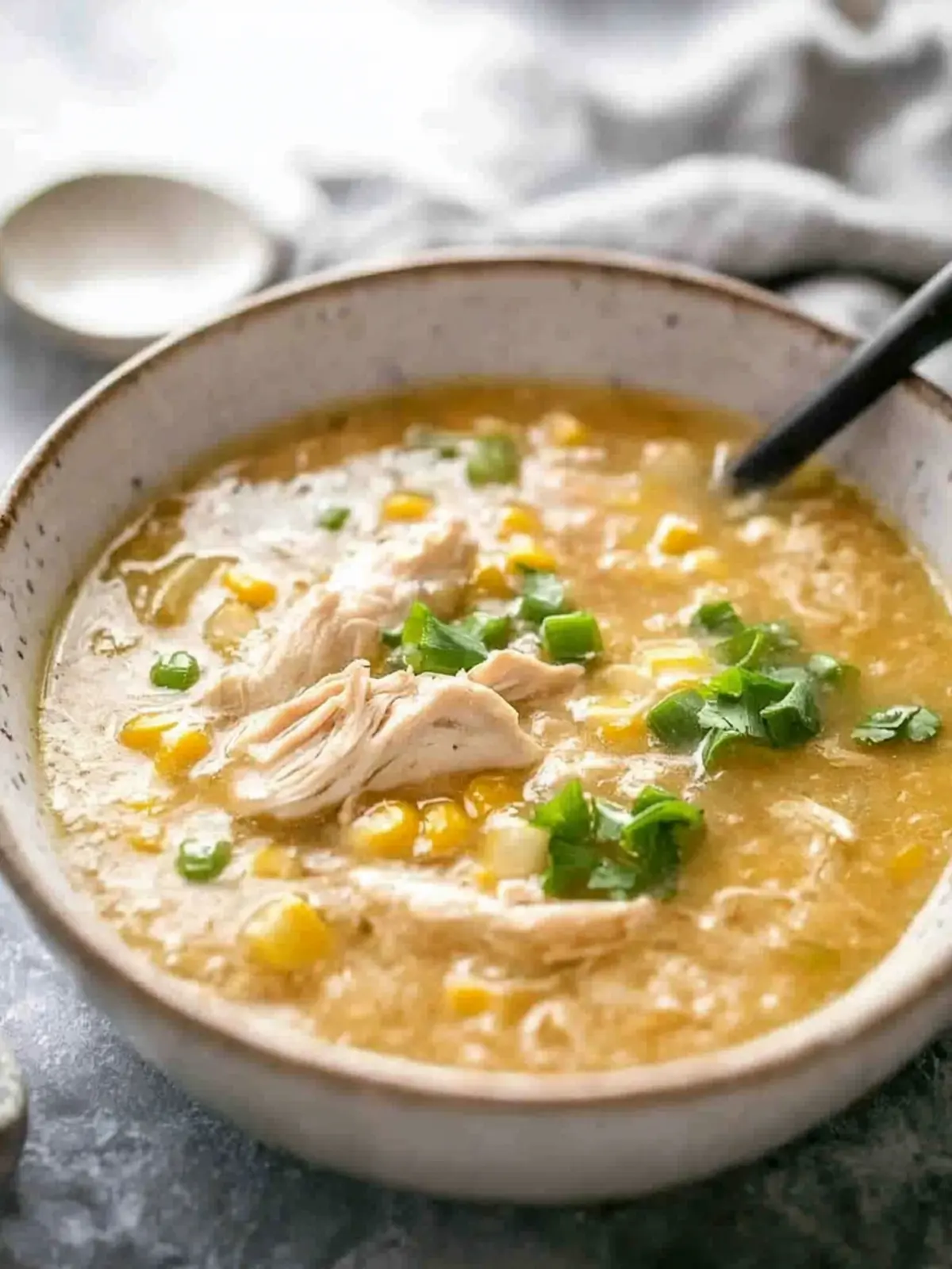 Chinese Corn Soup with Chicken