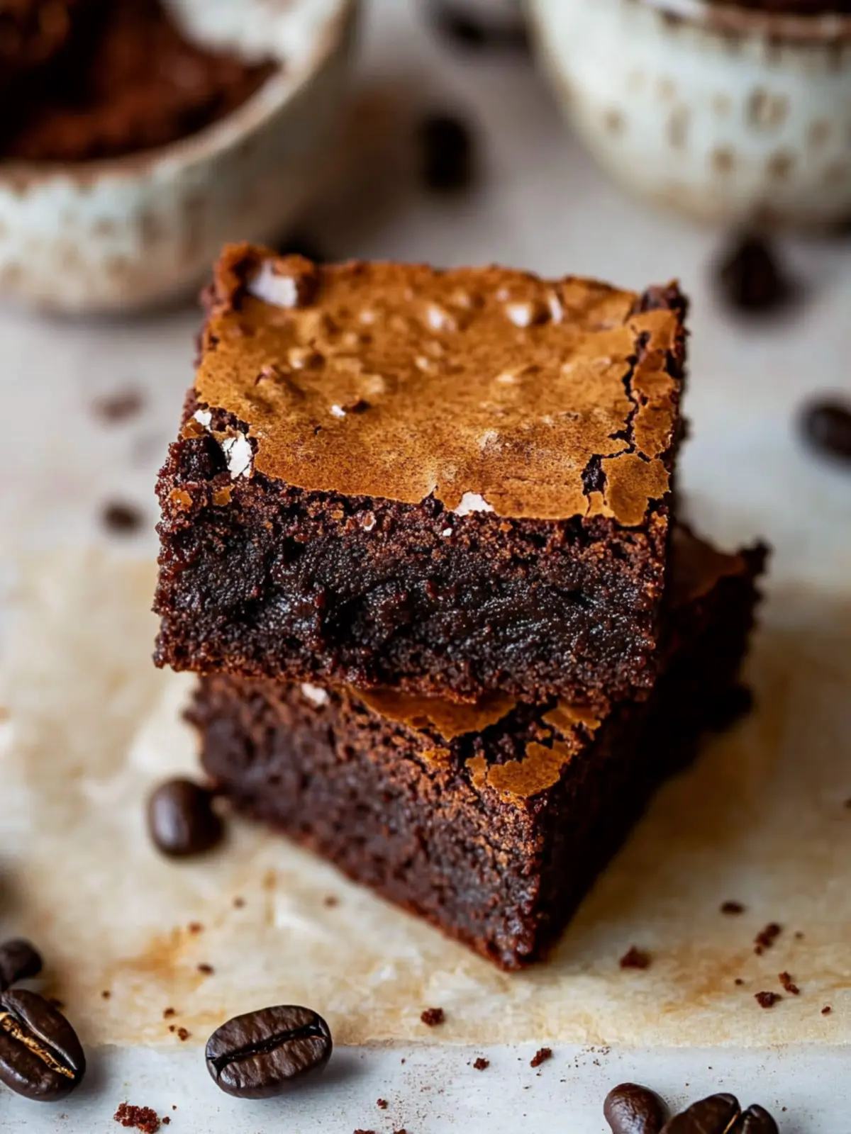 Vietnamese Coffee Brownies
