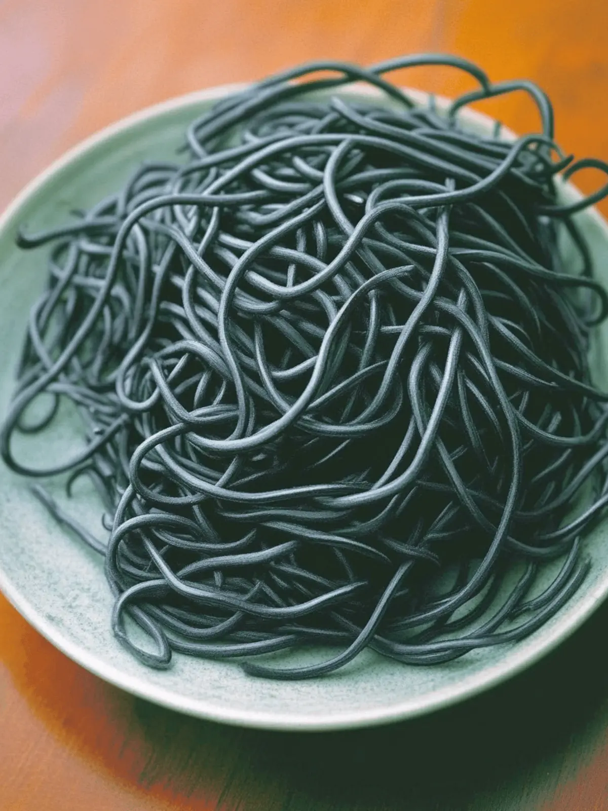 Witches' Hair: Enchanting Black Spaghetti with Garlic Butter 3 Witches' Hair