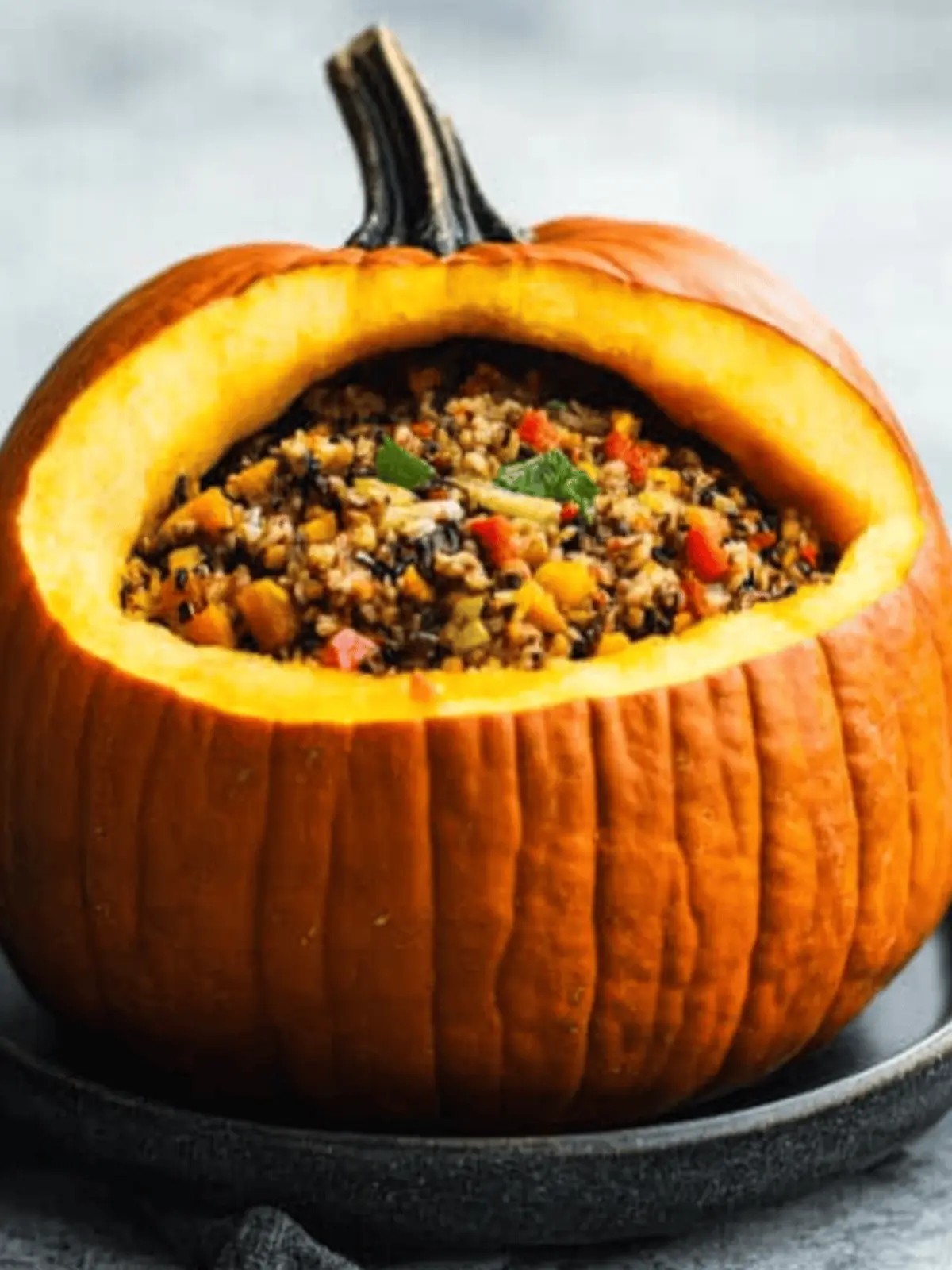Dinner in a Pumpkin