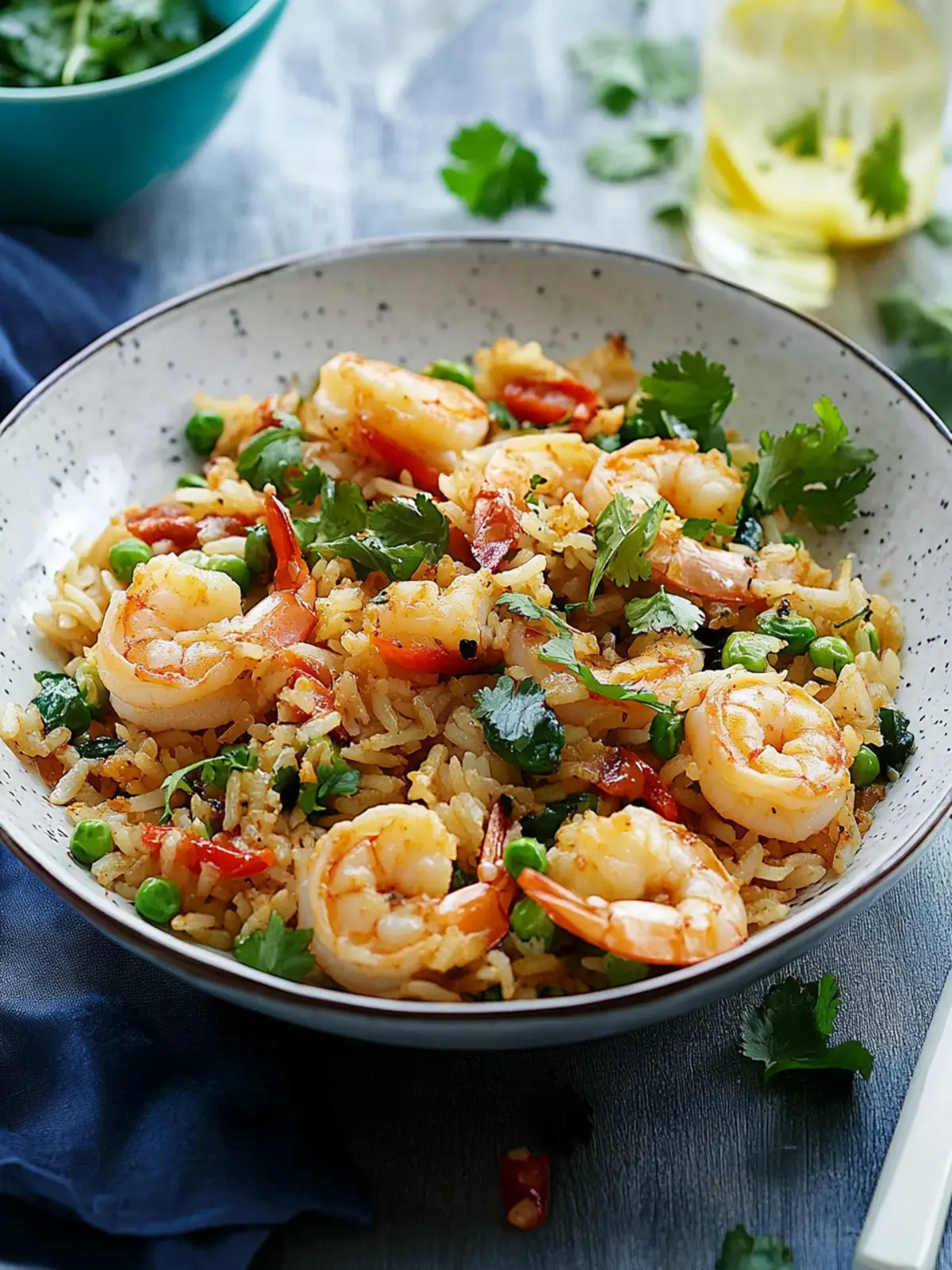 Garlic Prawns And Sweet Chilli Fried Rice