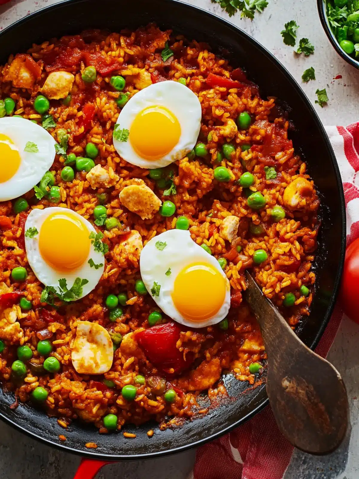 Baked Paella Style Rice with Eggs for a Family Feast 4 Baked Paella Style Rice with Eggs