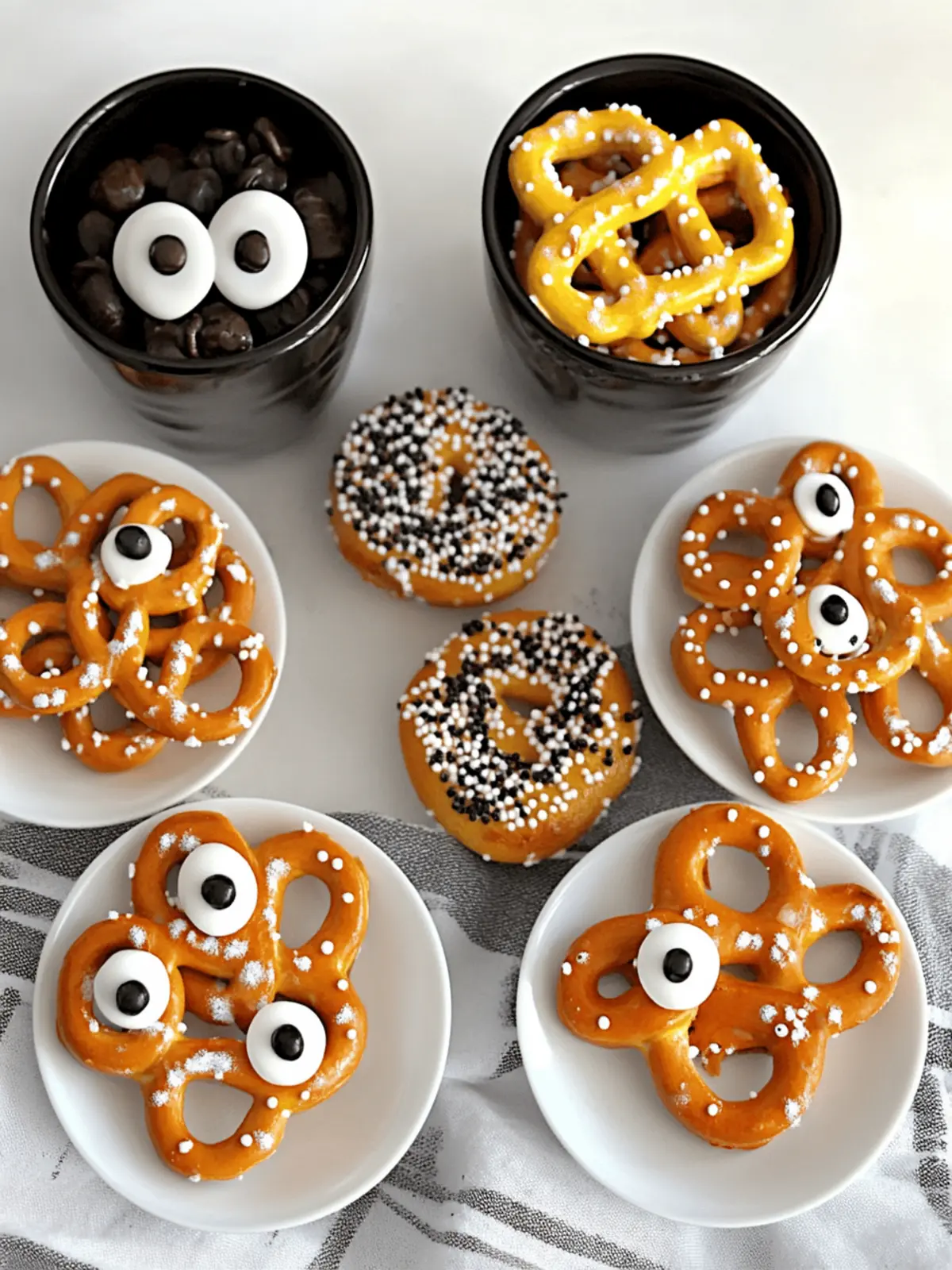 Halloween Pretzels: Easy, Fast, Fun Treats for Everyone 3 Halloween Pretzels- easy, fast and fun!