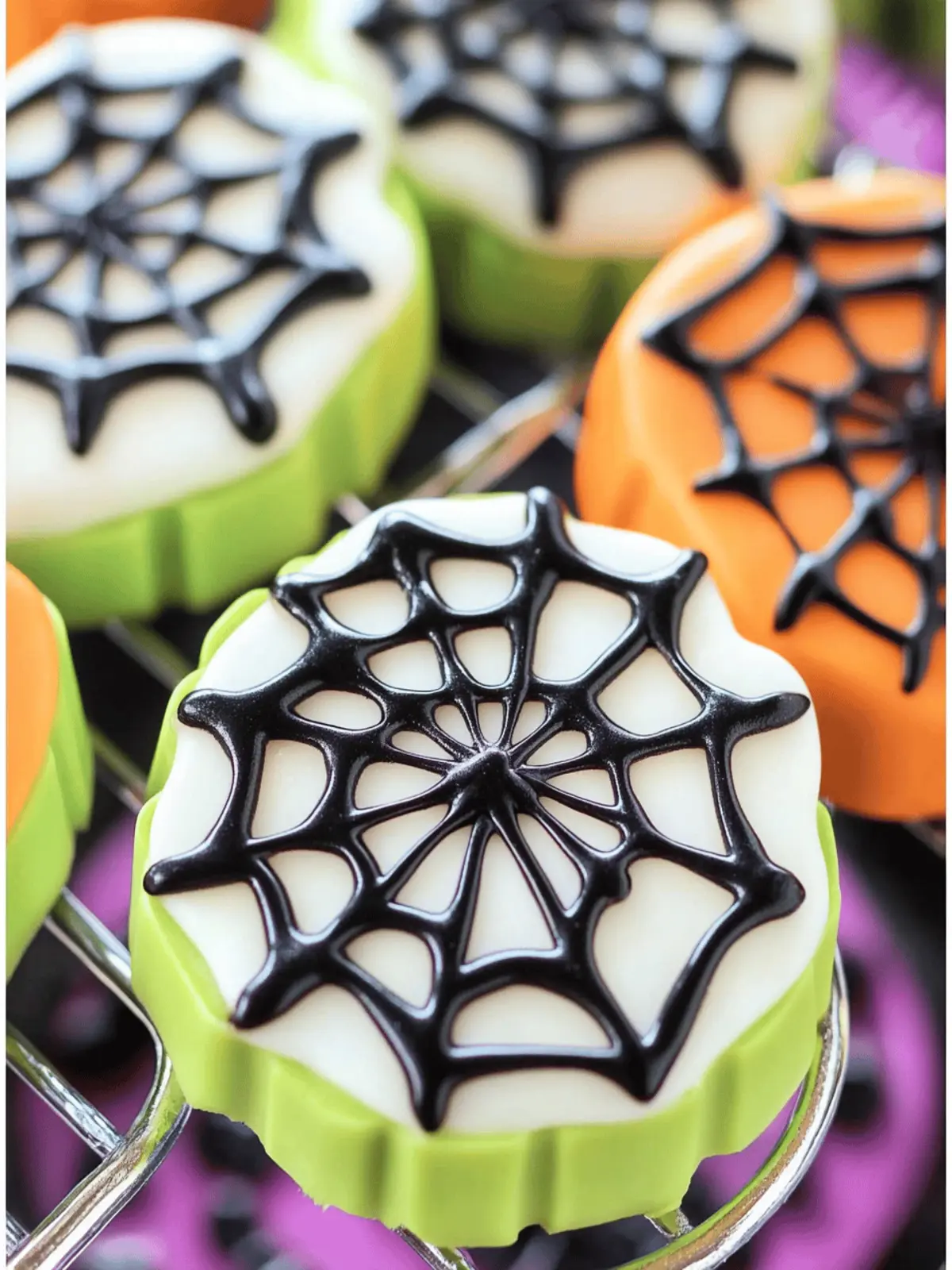 Easy Halloween Spider Web Cookies to Wow Your Guests 3 Easy Halloween Spider Web Cookies