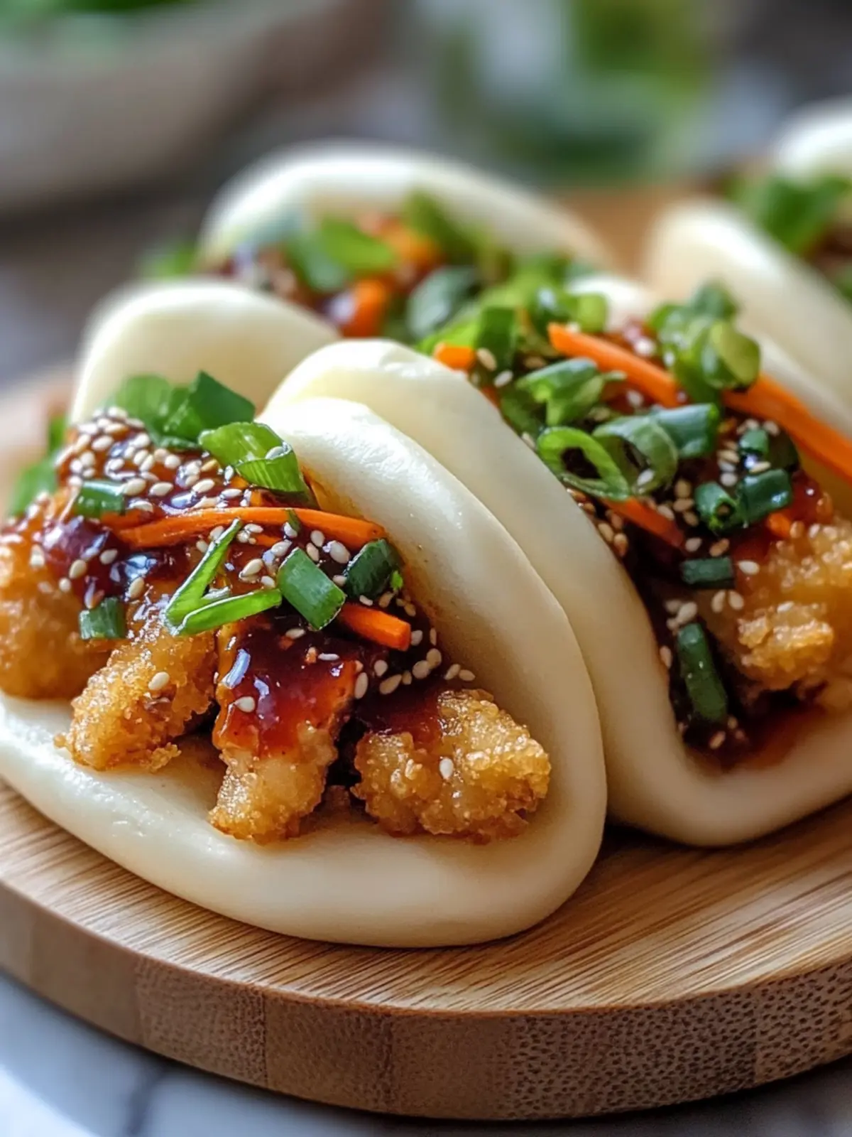 Sticky Crispy Chicken Bao Buns: Your New Favorite Comfort Food 2 Sticky Crispy Chicken Bao Buns