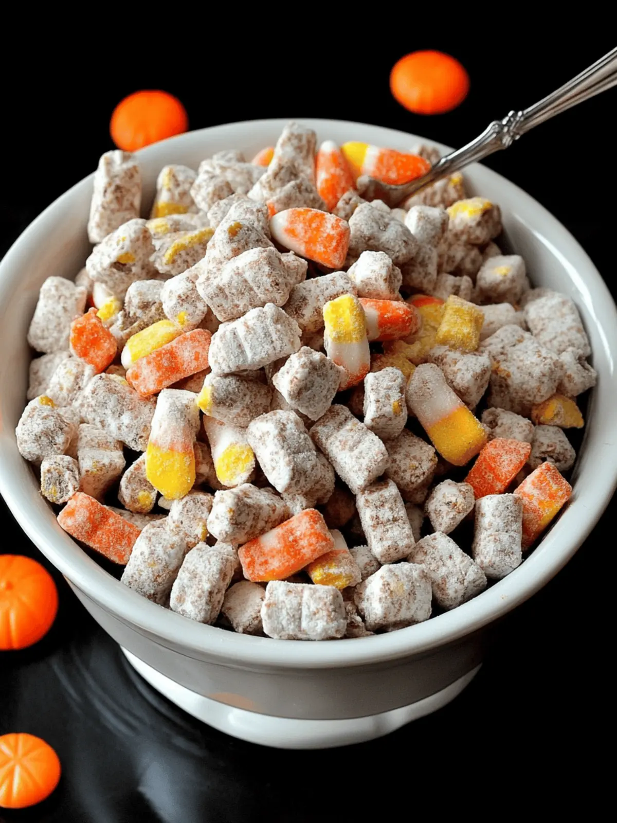 Delicious Halloween Puppy Chow: A Fun Treat for Everyone 2 Halloween Puppy Chow