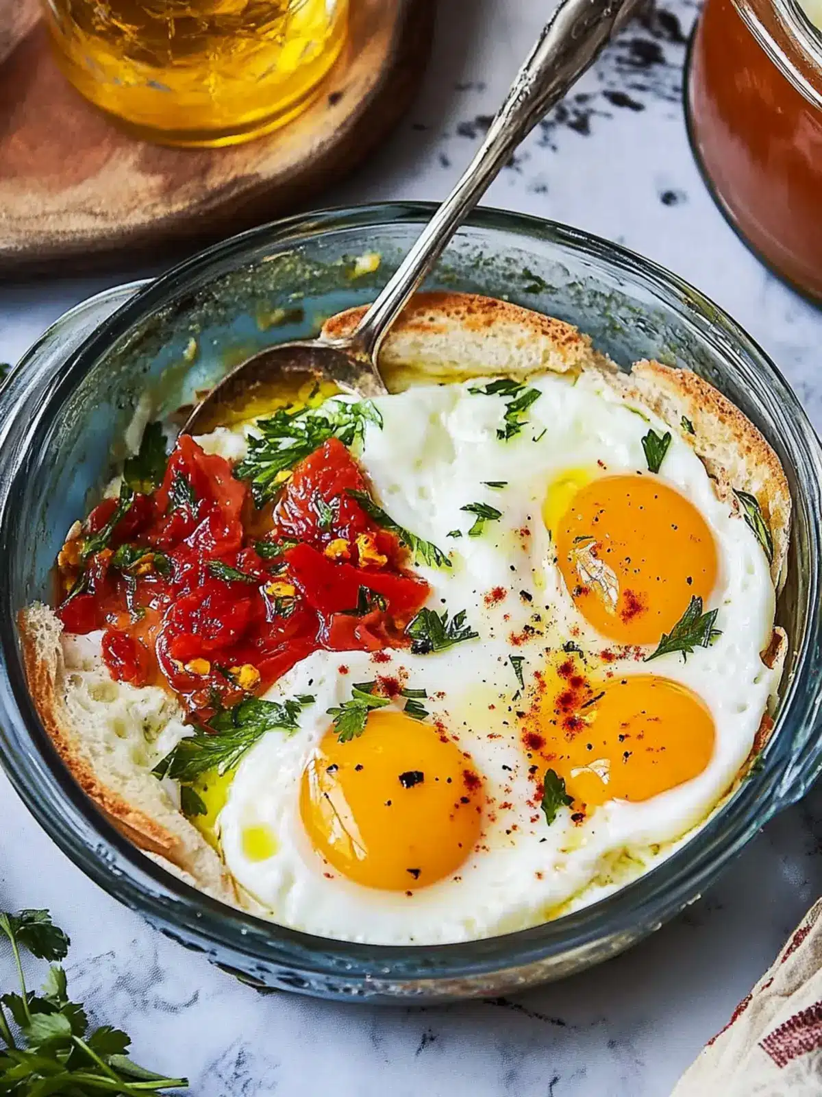 Prepped Turkish Eggs Breakfast