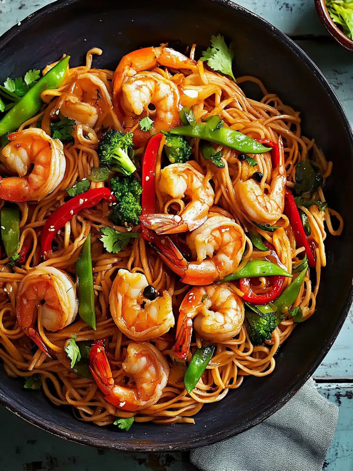 Honey and Soy Prawn Noodle Stir-Fry in Just 30 Minutes! 2 Honey And Soy Prawn Noodle Stir Fry