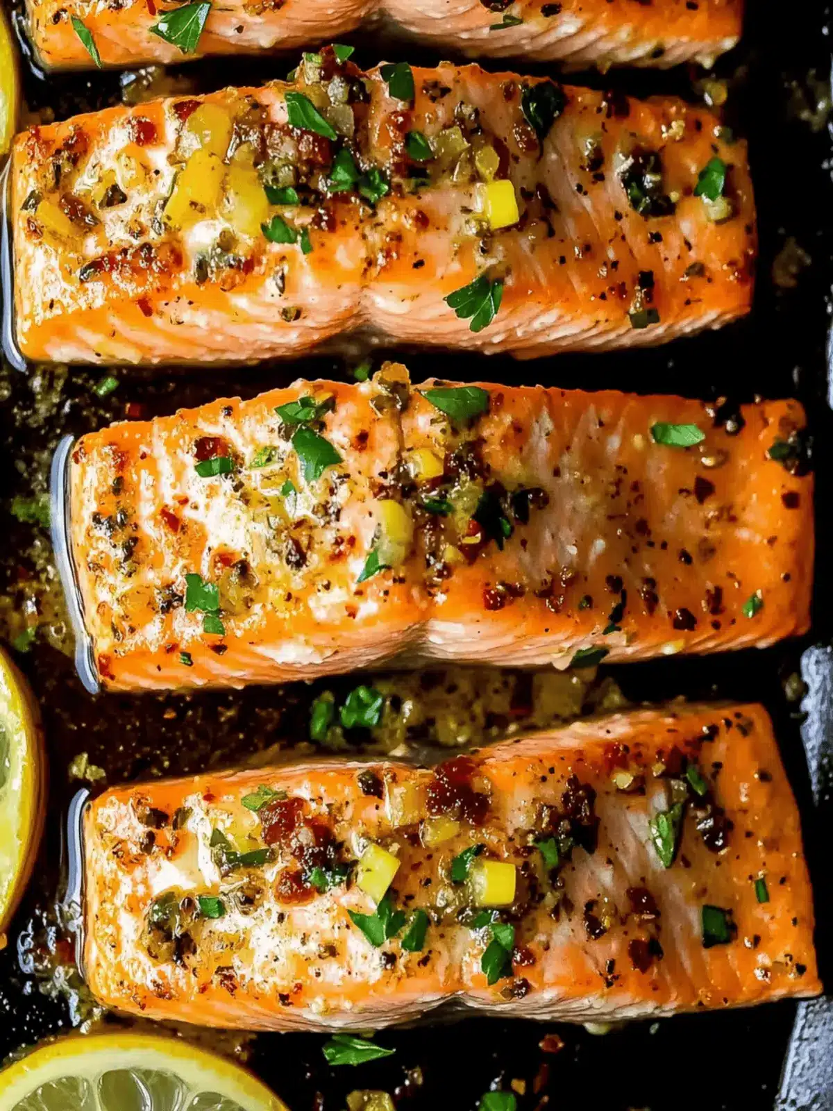 Honey Garlic Butter Baked Salmon Ready in 30 Minutes 2 Honey Garlic Butter Baked Salmon