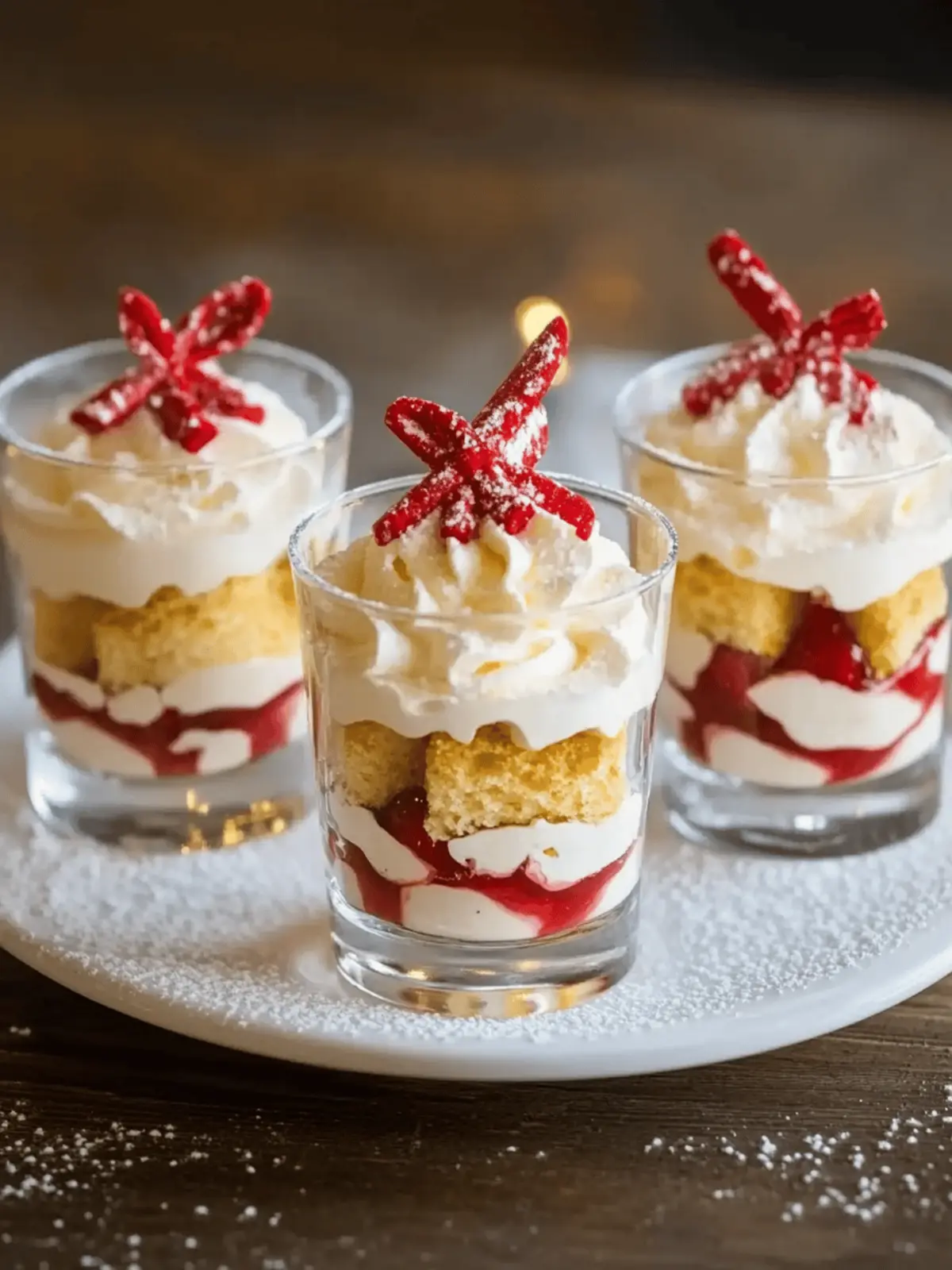 Mini Christmas Trifles