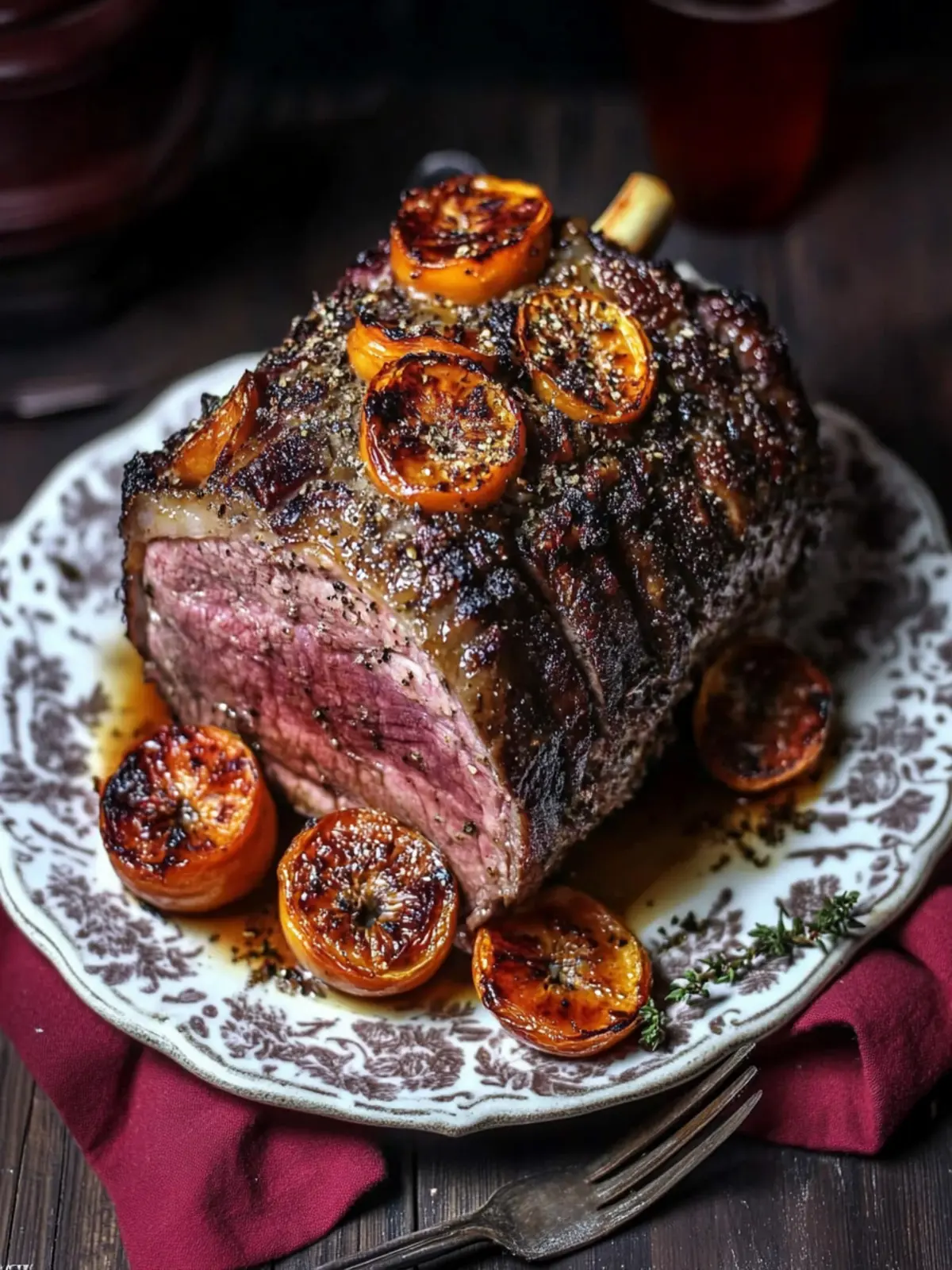 Perfect Pork Roast with Warm Persimmon Sauce for Festive Feasts 2 Pork Roast with Warm Persimmon Sauce