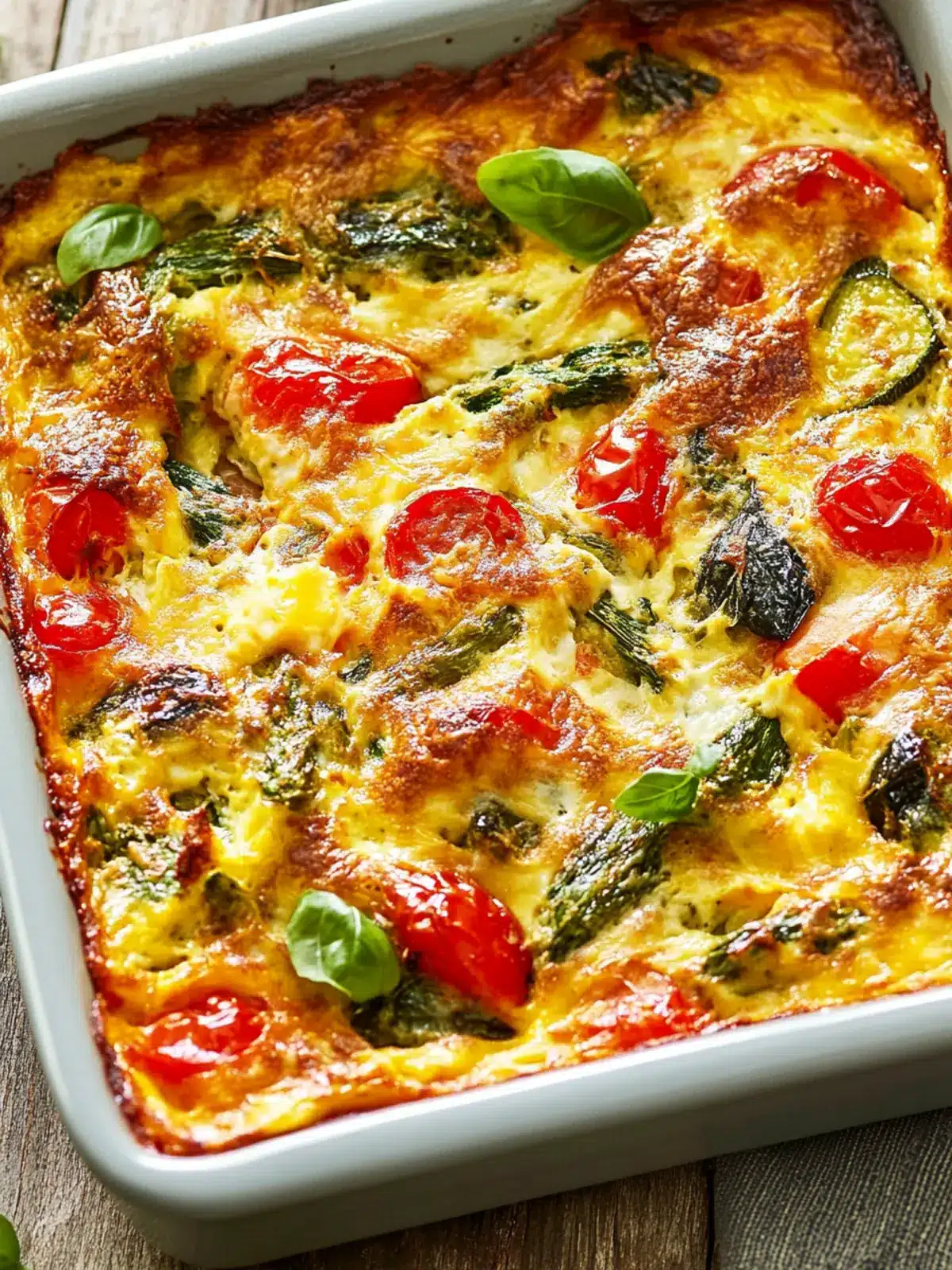Savor the Flavor: Vegetable Supreme Egg Bake Delight 2 Vegetable Supreme Egg Bake