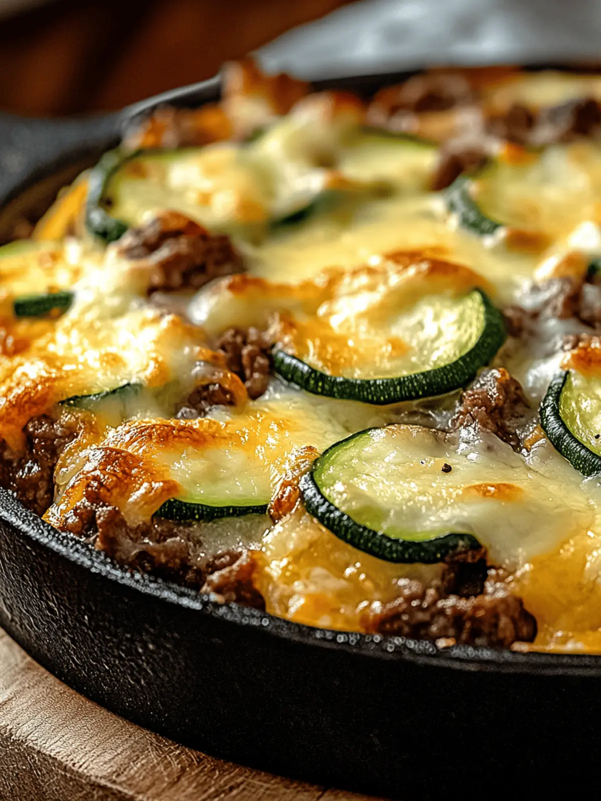Cheesy Beef & Zucchini Casserole: A Low-Carb Family Favorite 4 Cheesy Beef & Zucchini Casserole: A Low-Carb Family Favorite