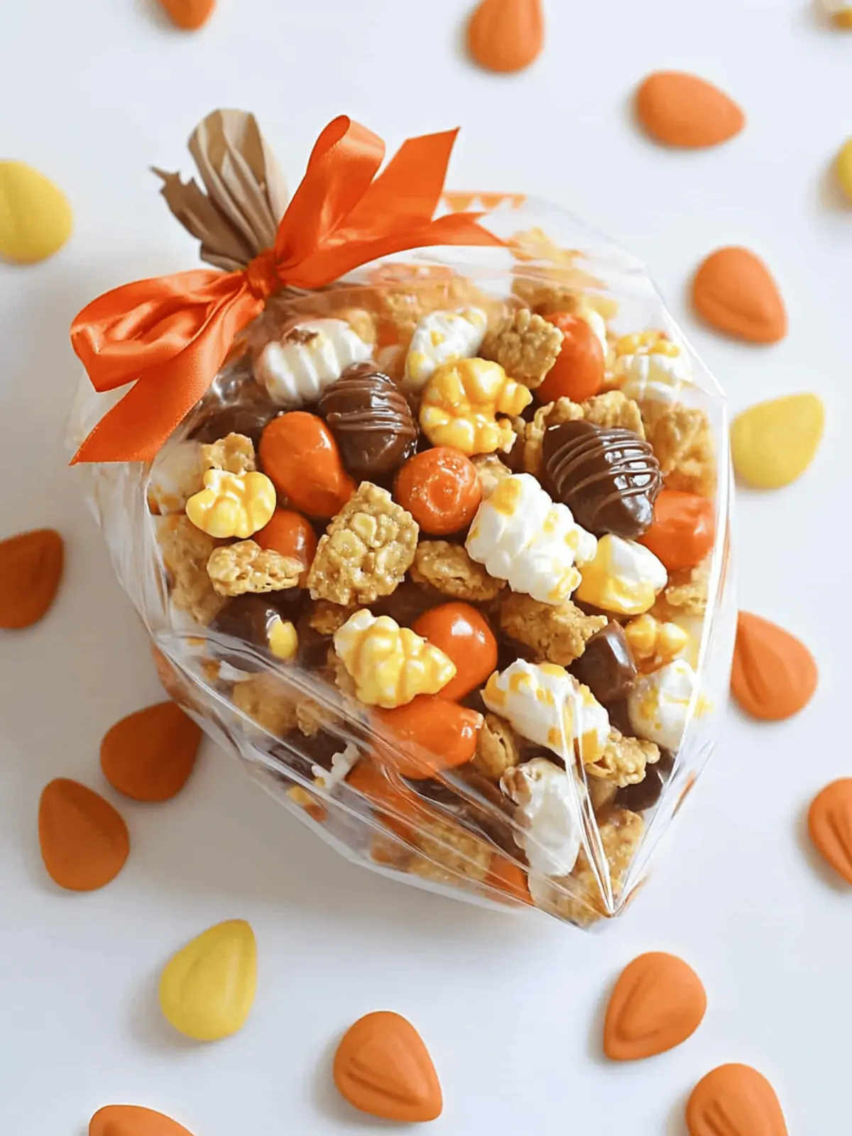 Scarecrow Crunch Snack Mix Recipe | Halloween Caramel Corn