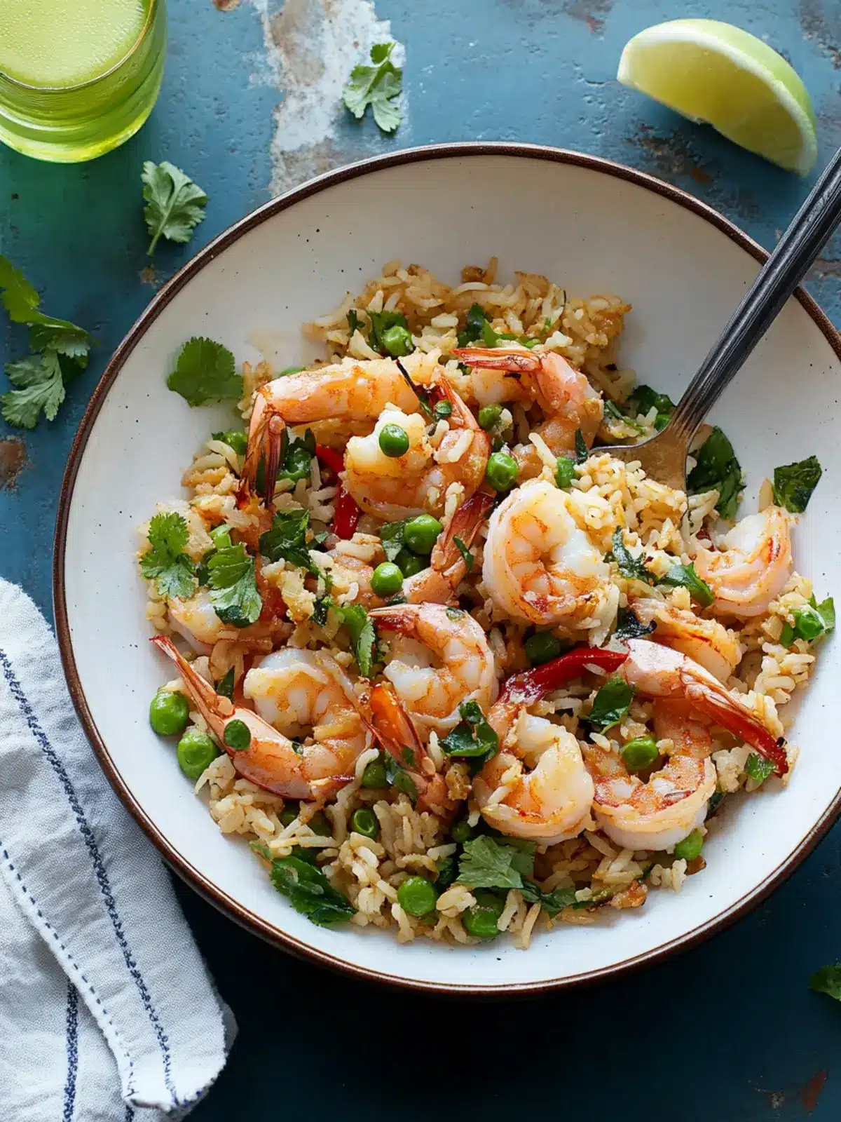 Garlic Prawns And Sweet Chilli Fried Rice