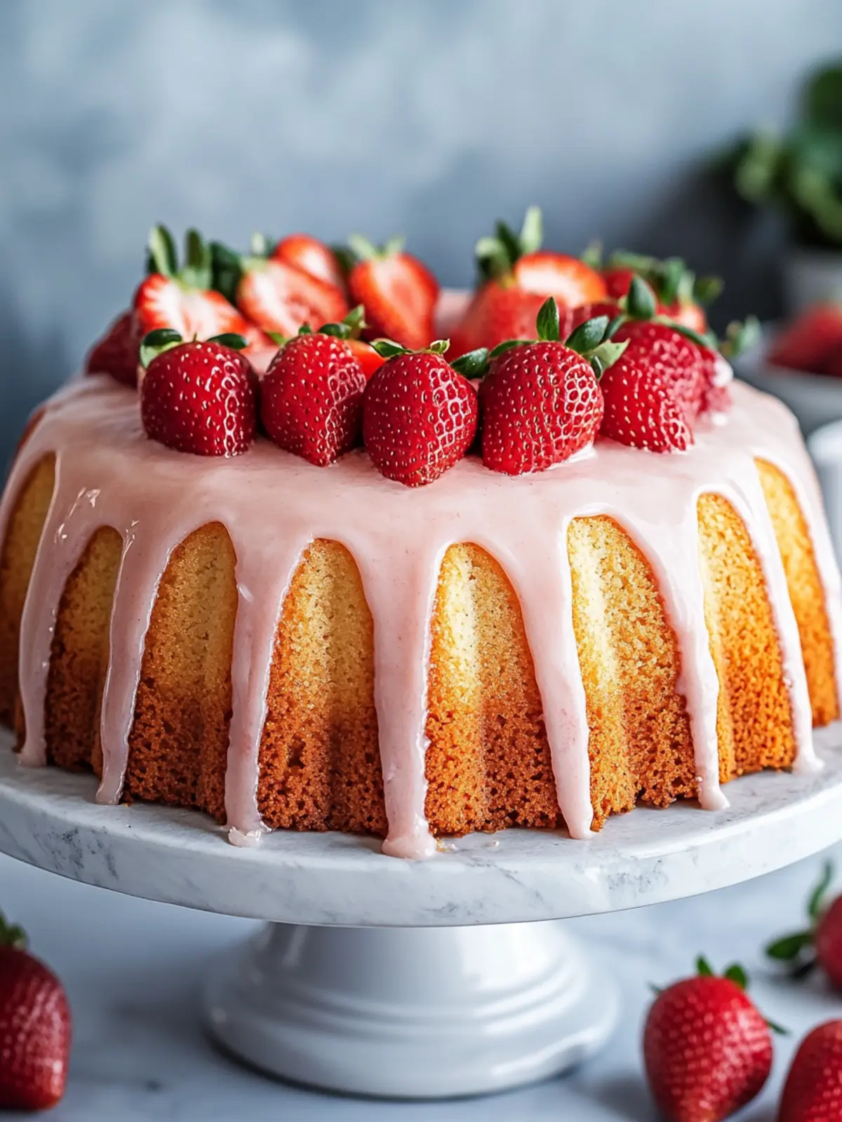 Delicious Strawberry Pound Cake Perfect for Any Celebration 2 Strawberry Pound Cake