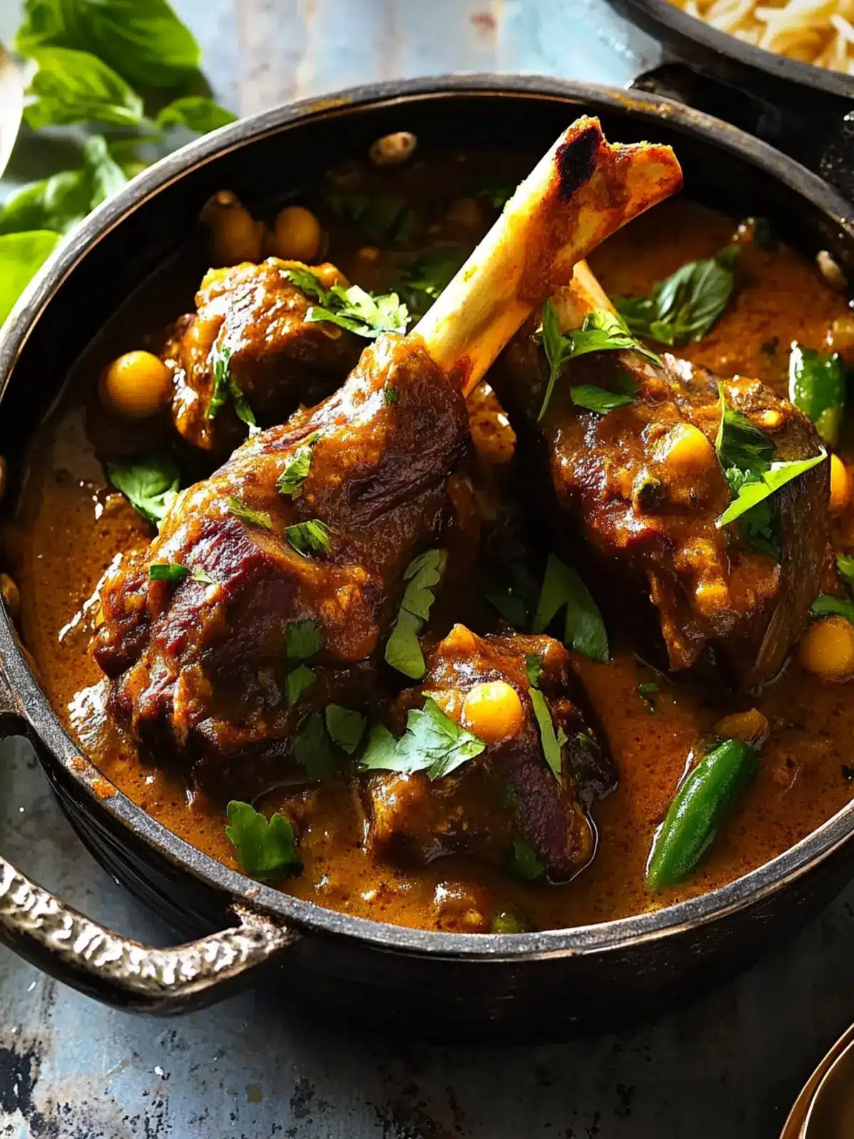 Sri Lankan Lamb Shank Curry