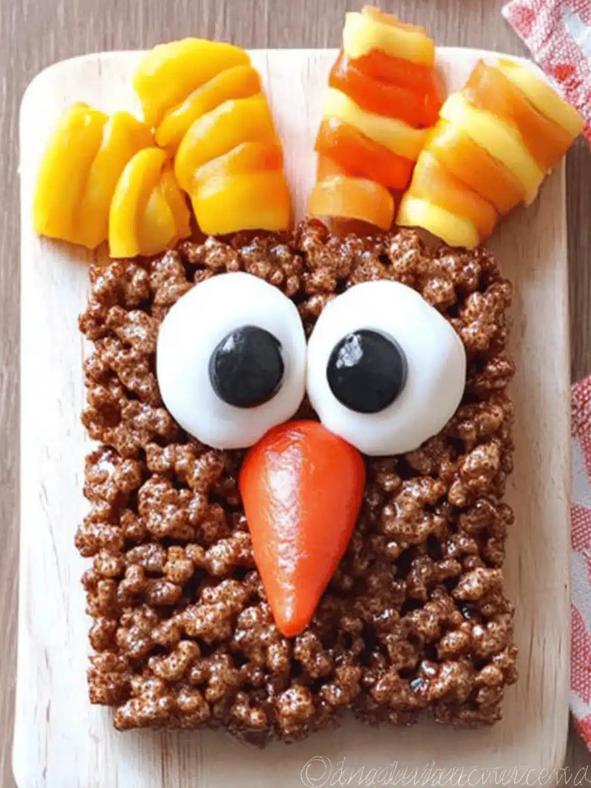 Cocoa Krispies Treat Turkeys