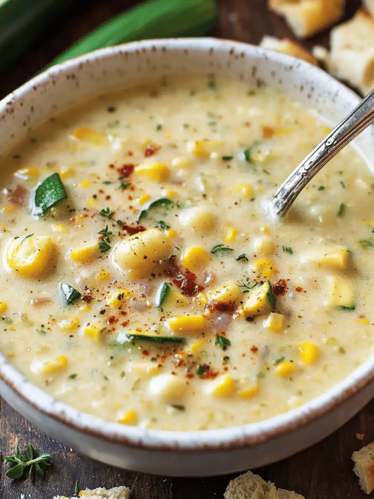 Savory Summer Corn and Zucchini Chowder to Savor All Year 3 Summer Corn and Zucchini Chowder
