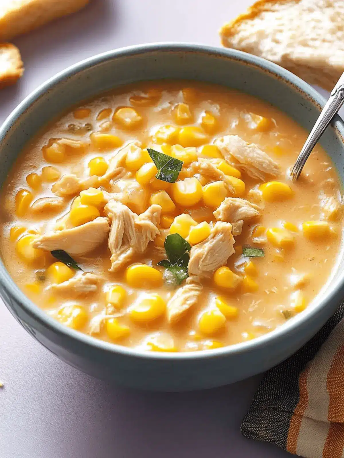 Zippy Chicken and Corn Chowder