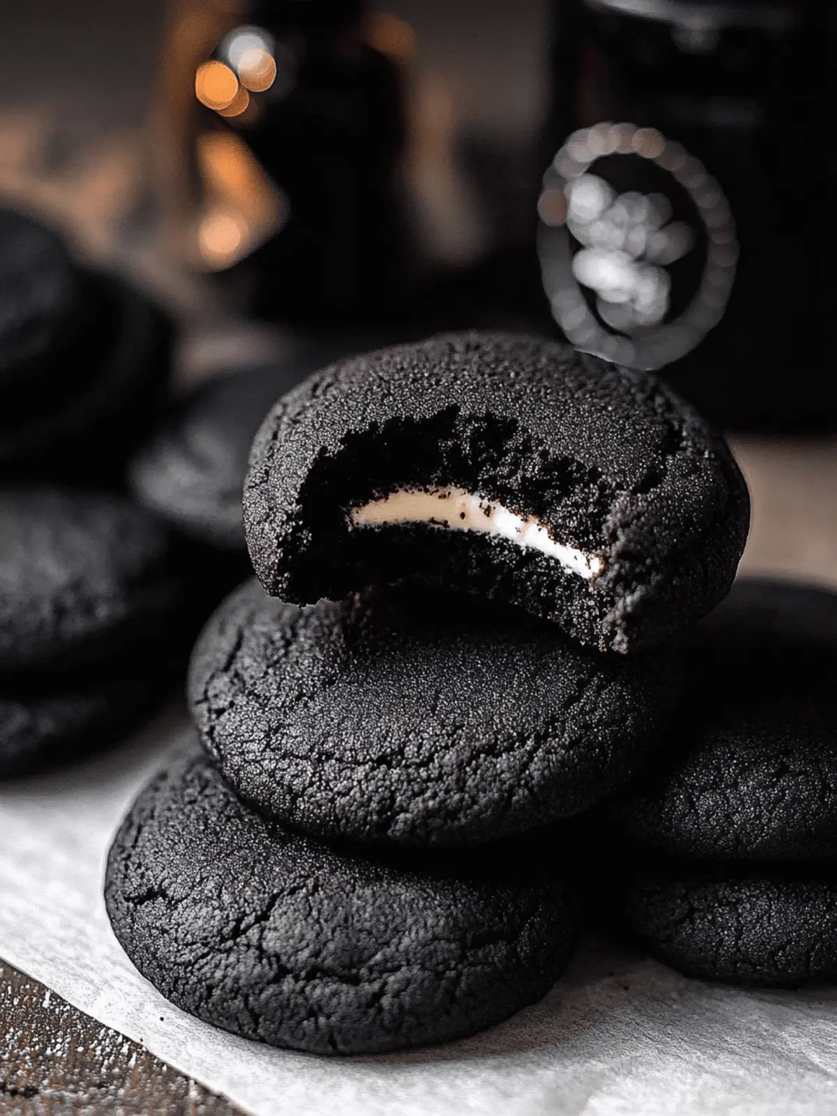 Black Velvet Cheesecake Cookies