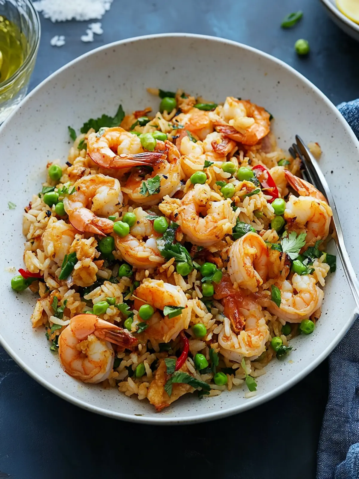 Garlic Prawns And Sweet Chilli Fried Rice
