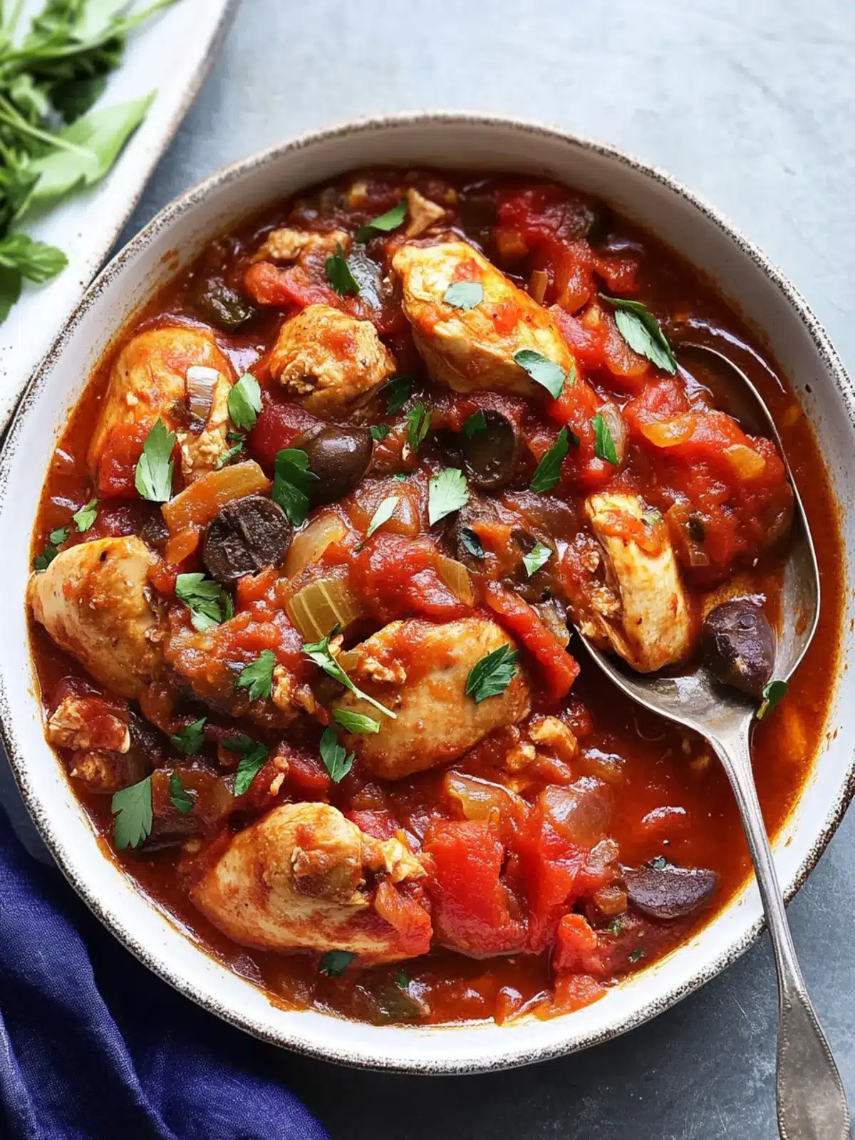 Slow Cooker Chicken Cacciatore