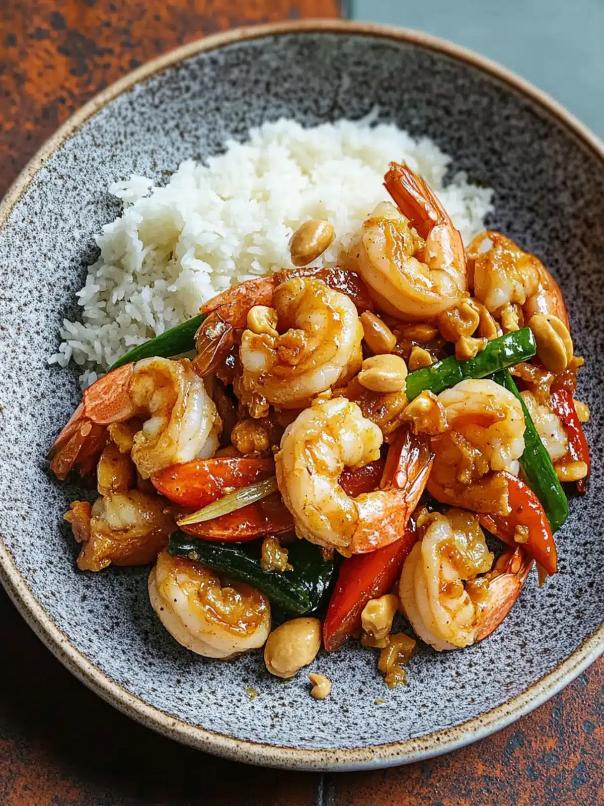 Thai Cashew Prawns