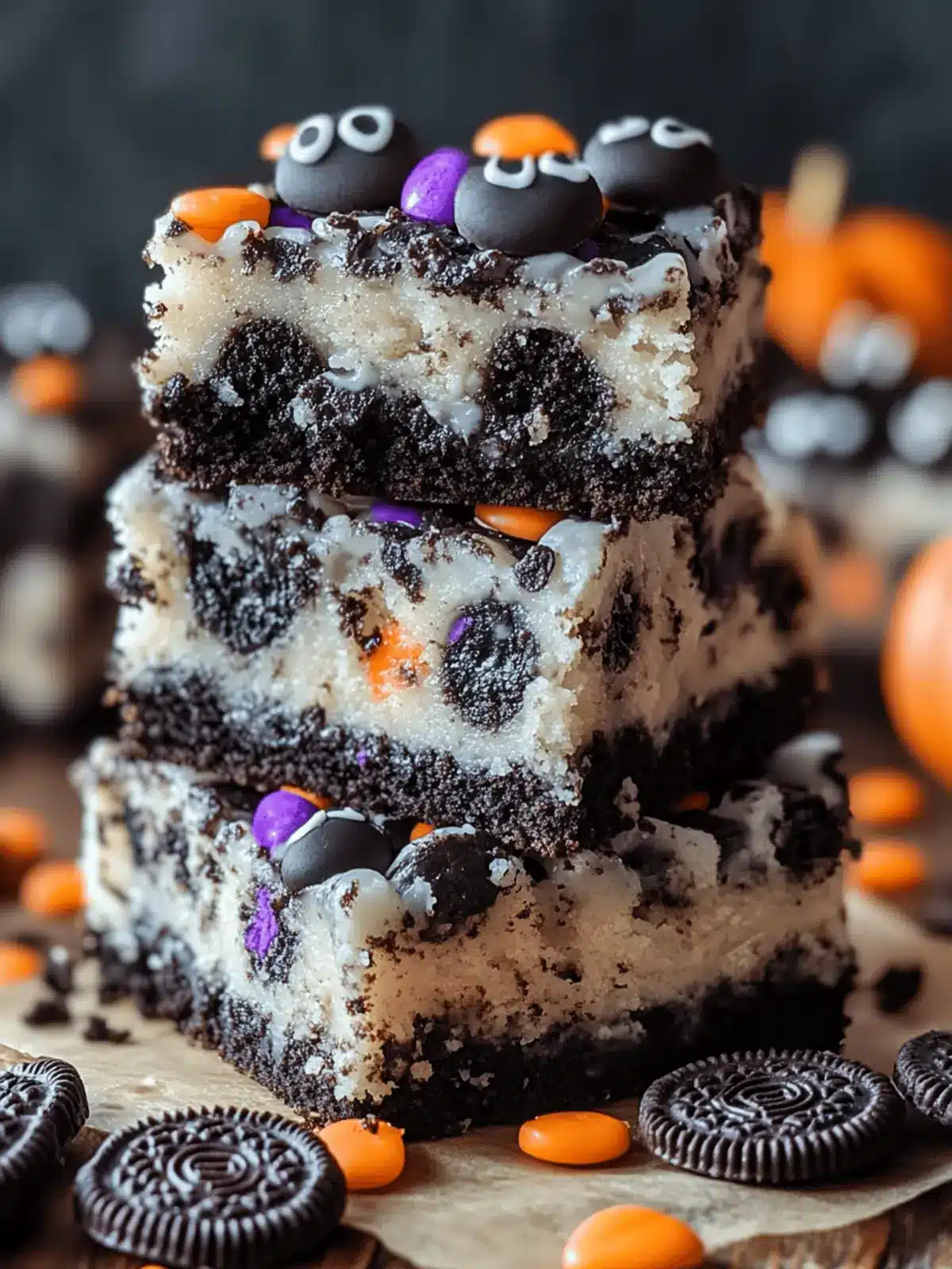 Spooky Halloween Oreo Cake Bars for a Hauntingly Good Treat 2 Spooky Halloween Oreo Cake Bars
