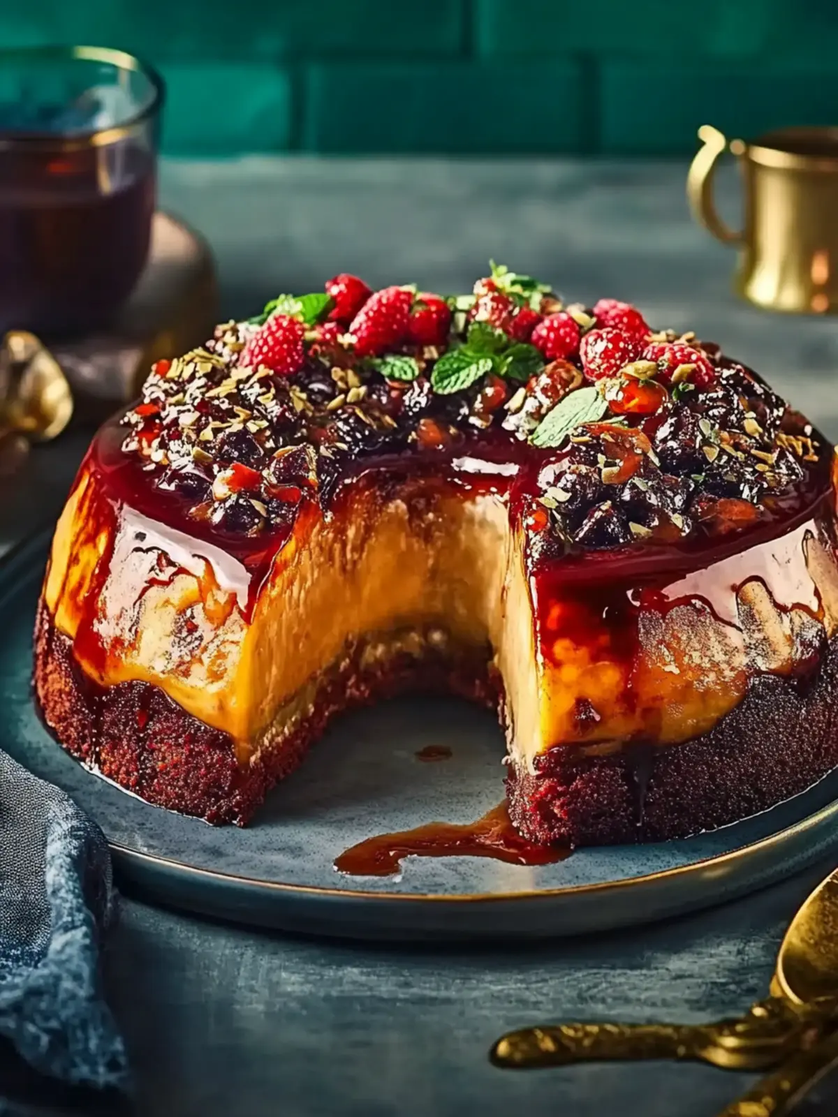 Decadent Mexican Chocoflan: A Festive Dessert Delight 2 Mexican chocoflan