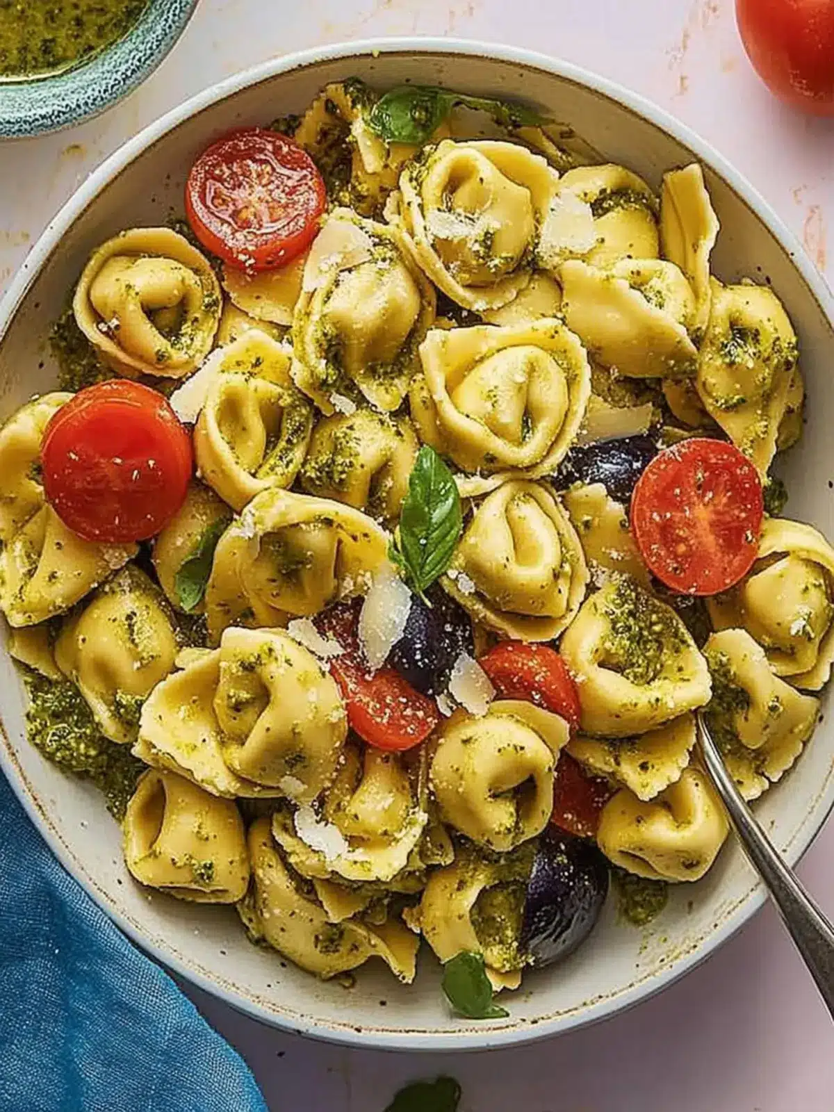 Pesto Tortellini Salad