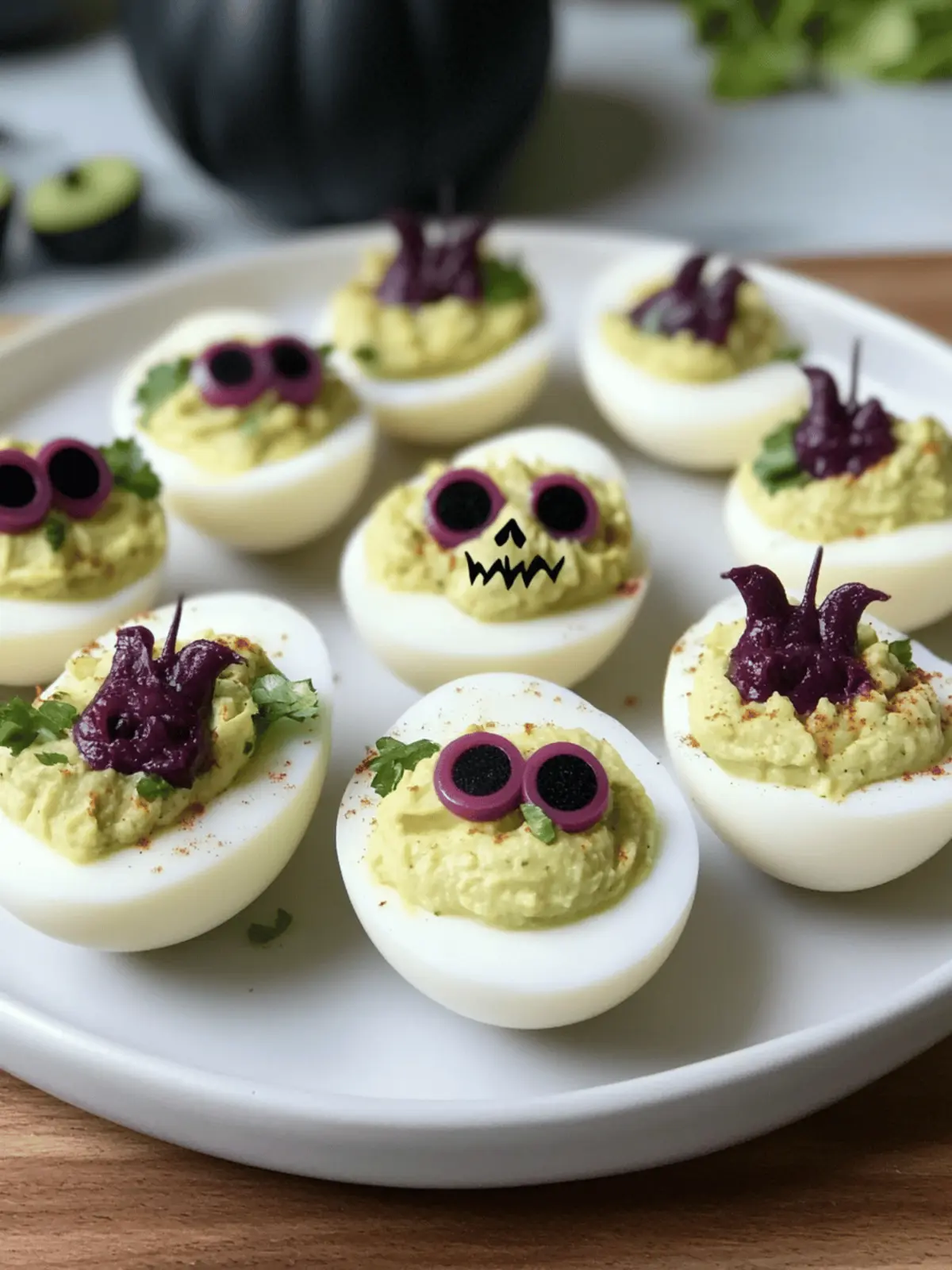 Creepy Deviled Eggs: Spooky Savory Treats for Halloween Fun 4 Creepy Deviled Eggs: A Spooky Savory Appetizer For Halloween
