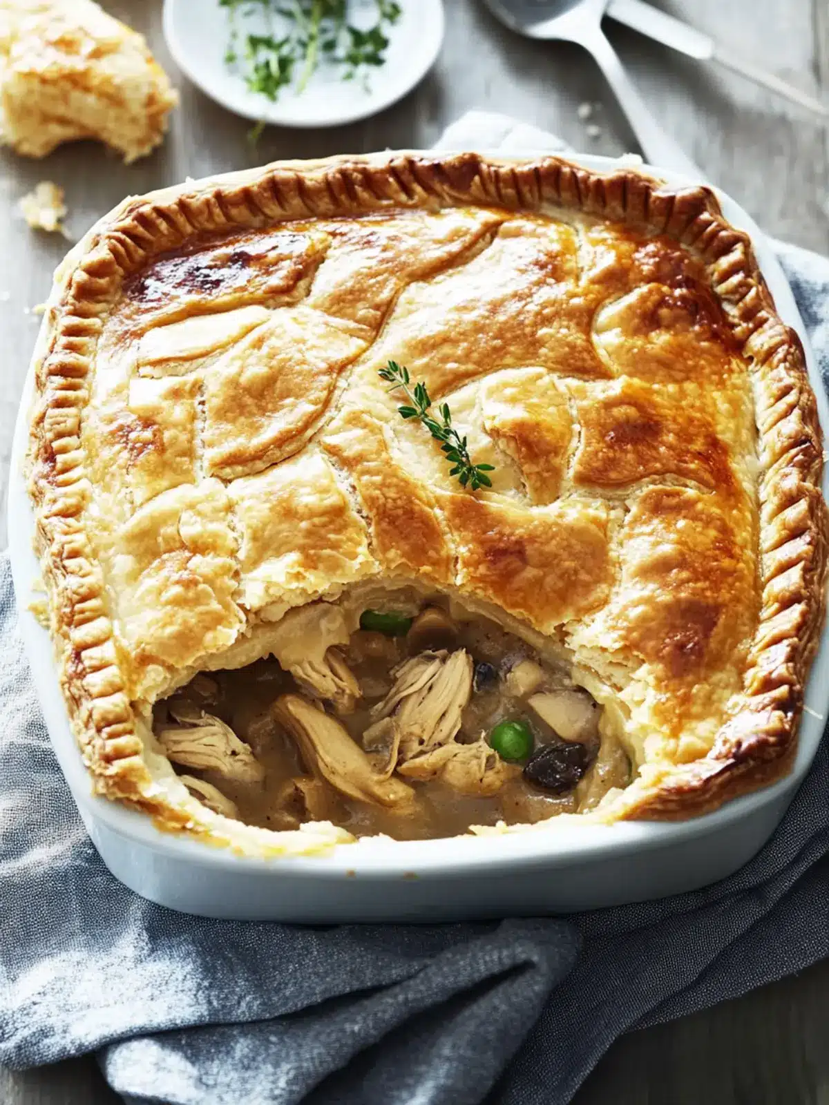 Delicious Chicken And Mushroom Pie for Cozy Family Nights 4 Chicken And Mushroom Pie
