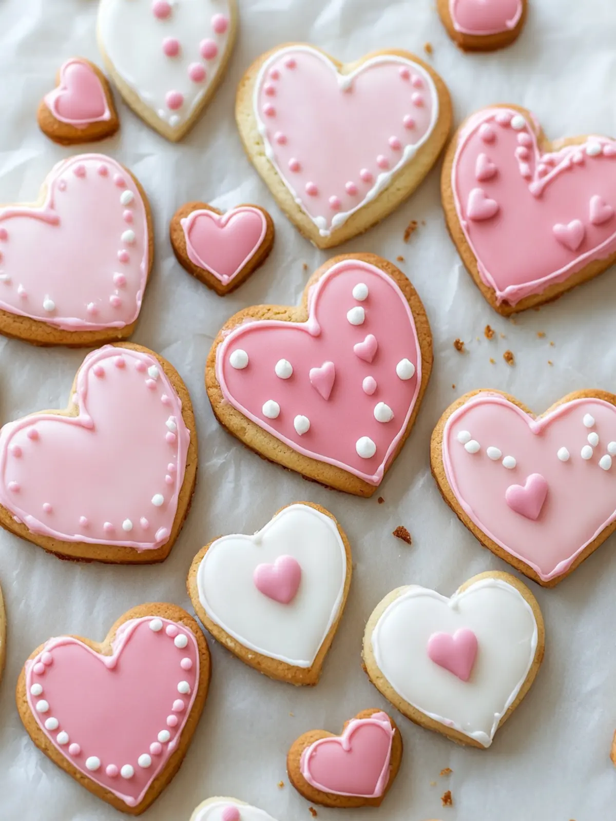 Valentines Day Heart Cookies
