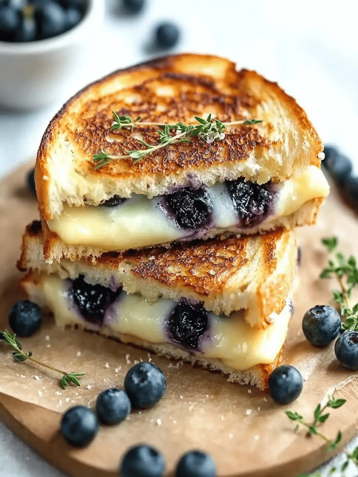 Crispy Blueberry Grilled Cheese: A Sweet Savory Delight 3 Crispy Blueberry Grilled Cheese