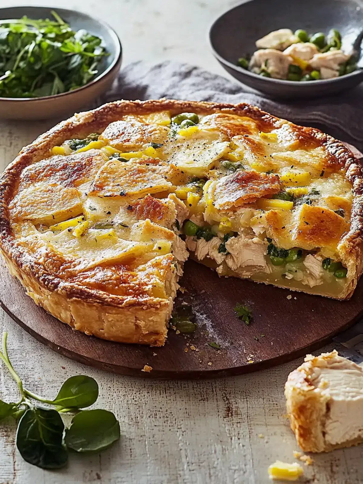 Fast Family Chicken Pie