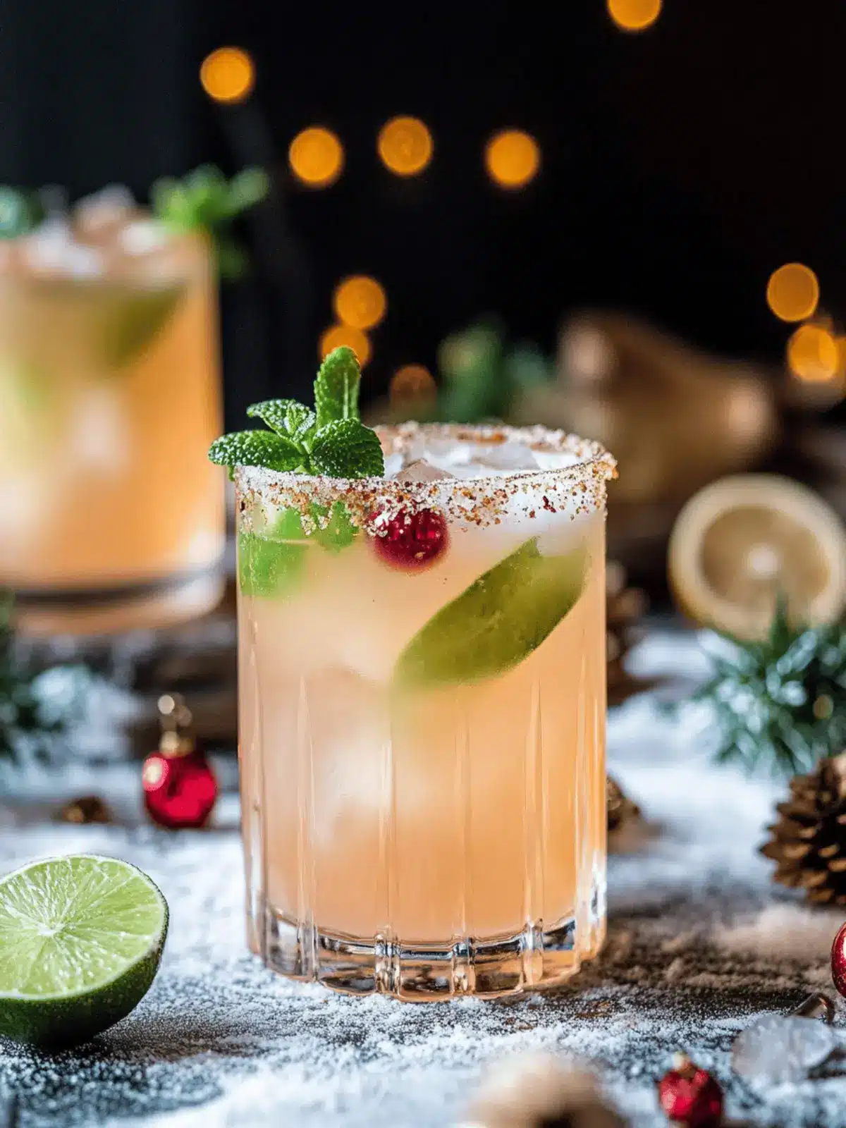 The Spicy Sweet Grinch Cocktail