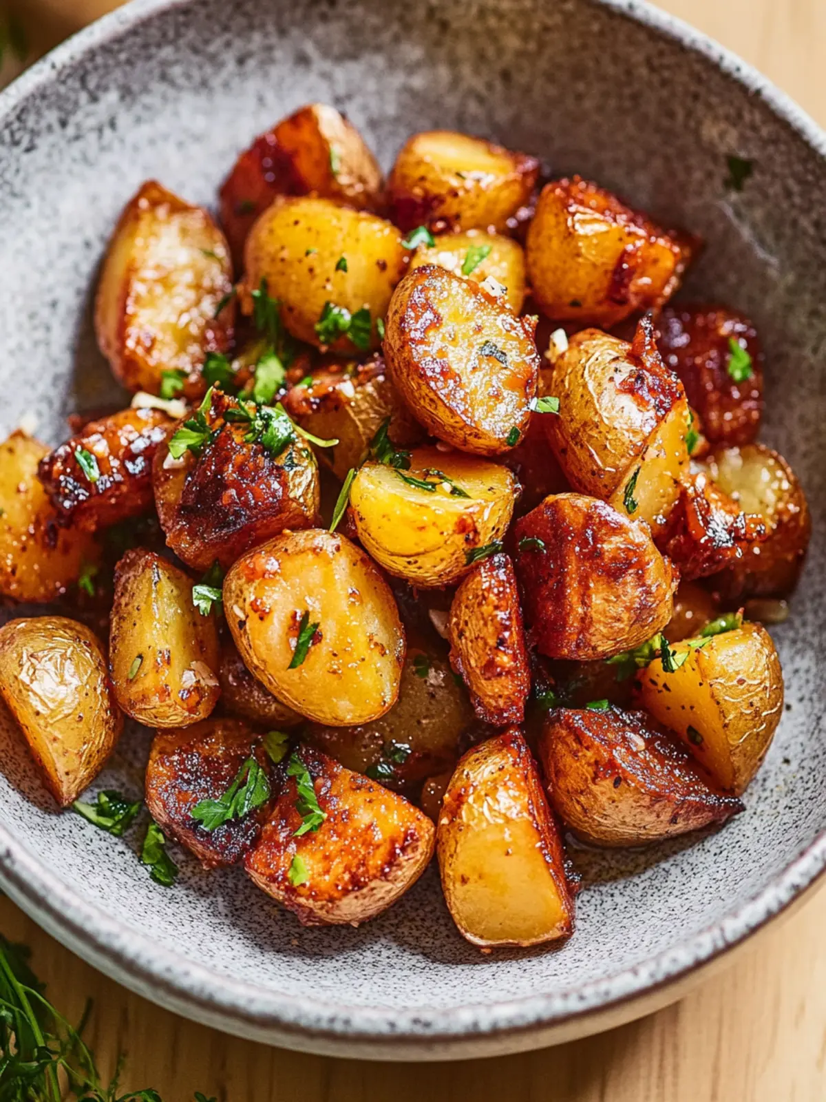 Coconut Sriracha Roasted Potatoes