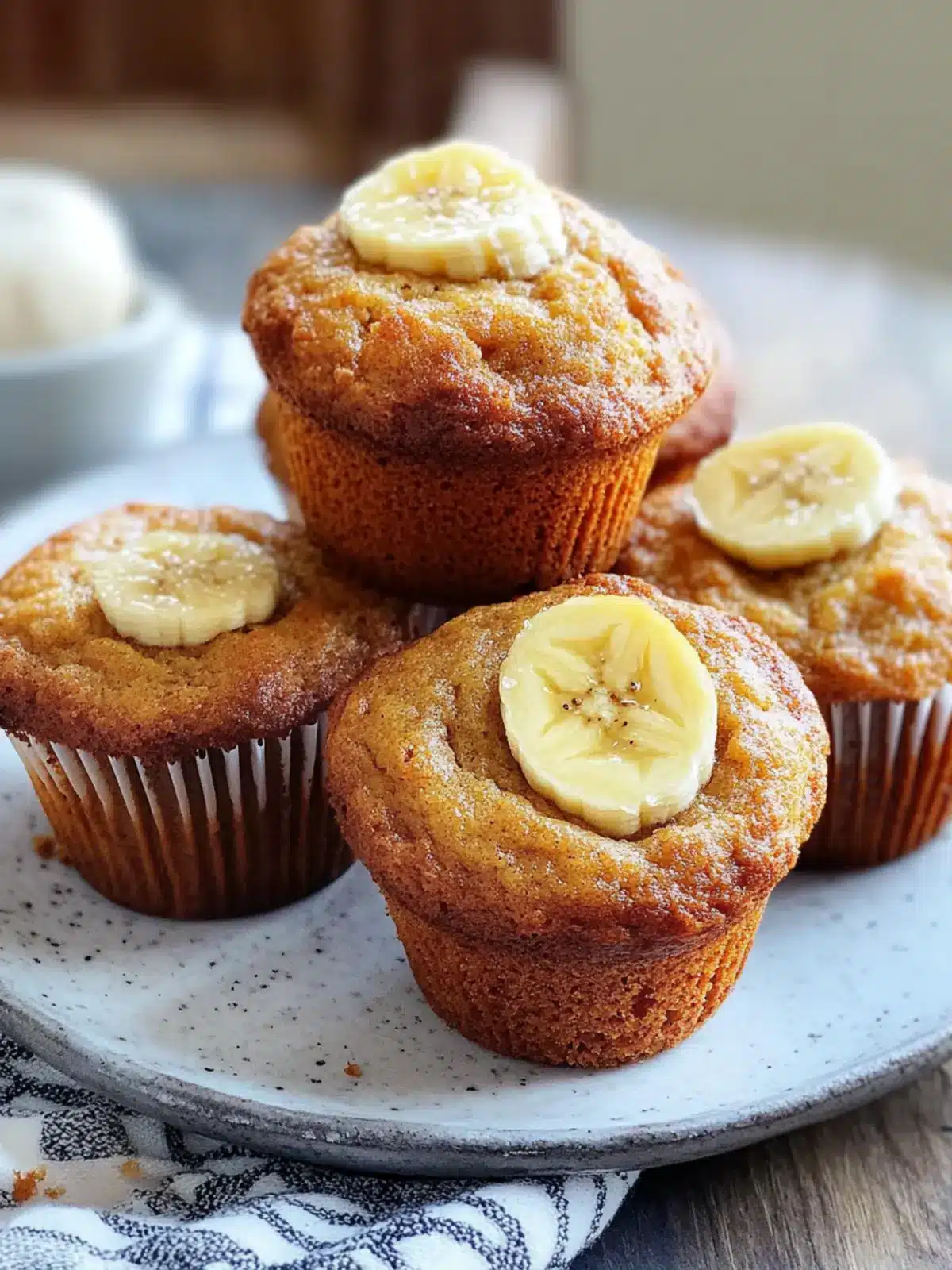 Air Fryer Banana Bread Muffins