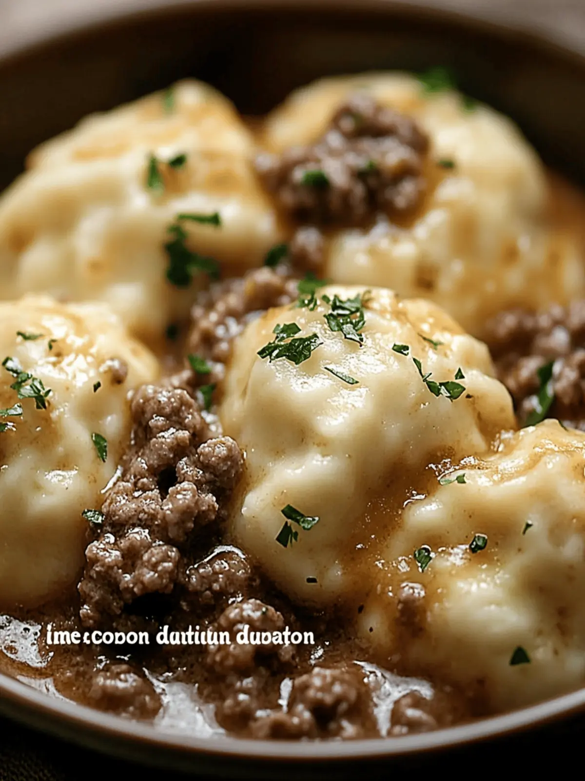 Ground Beef and Dumplings: A Cozy Family Favorite Meal 3 Ground Beef and Dumplings: A Cozy Family Favorite Meal