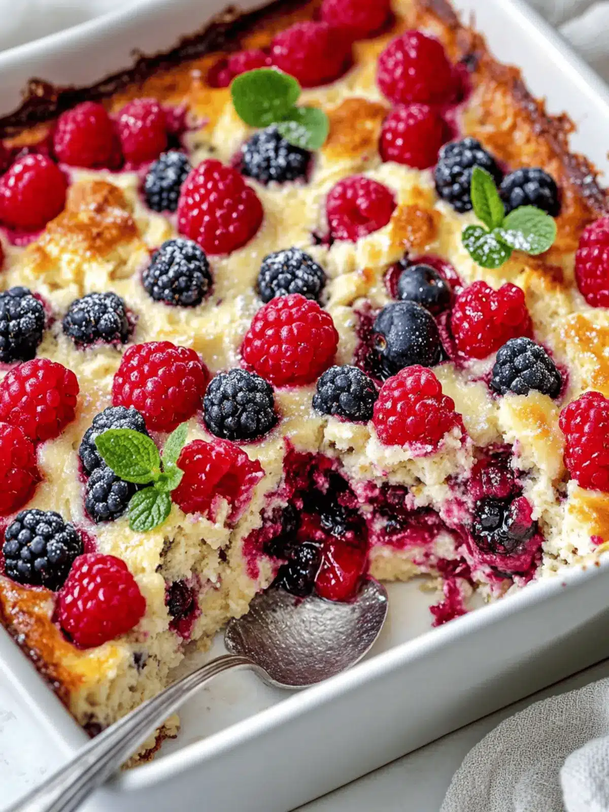 High Protein Triple Berry Bake   Your New Healthy Breakfast Bliss