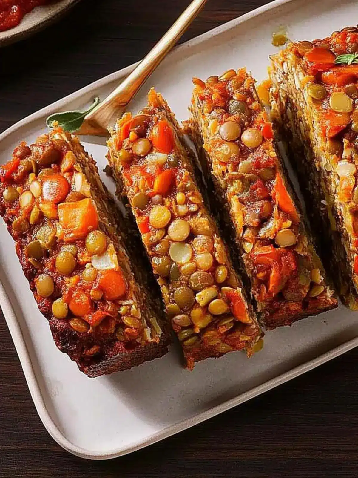 Delicious Lentil Loaf Packed with Flavor and Comfort 3 Lentil Loaf