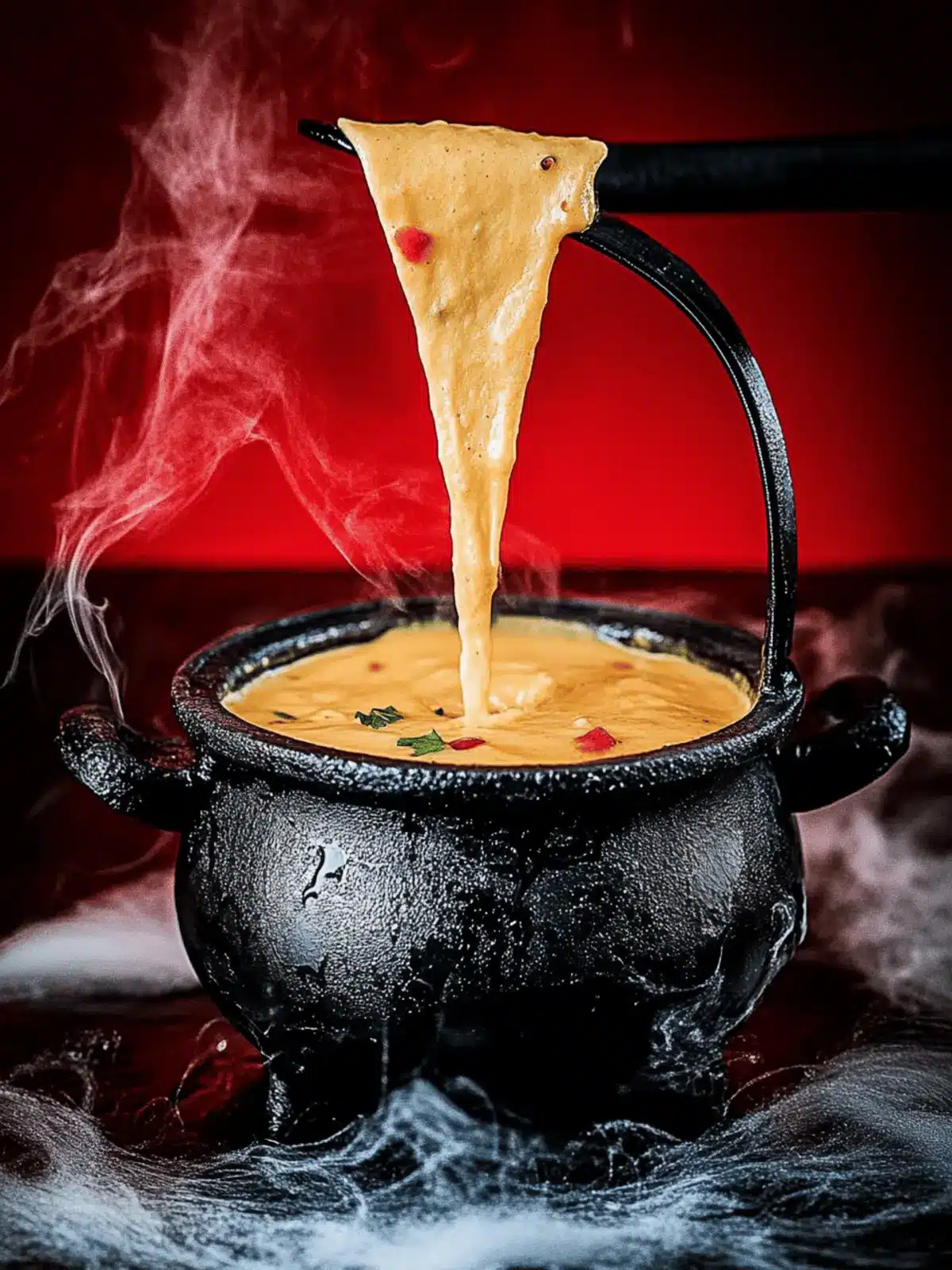 Creamy Cauldron Queso Dip for Spooky Parties and Gatherings 3 Creamy Cauldron Queso Dip