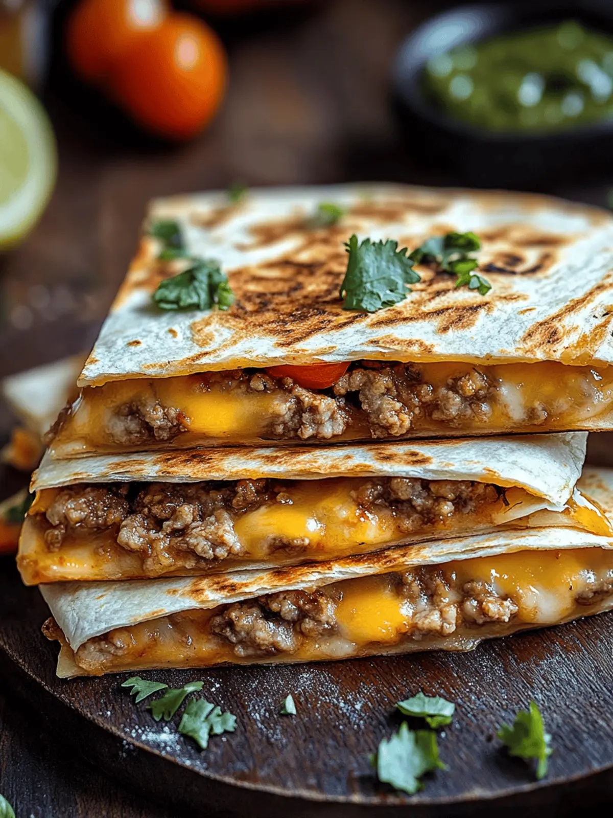Smashburger Quesadillas: Quick, Cheesy Comfort Food Magic 2 Smashburger Quesadillas