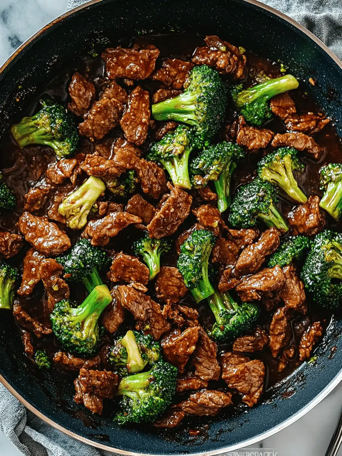 Satisfy Your Cravings with Chinese Beef and Broccoli One Pan Take-Out 3 Chinese Beef and Broccoli (One Pan Take-Out)