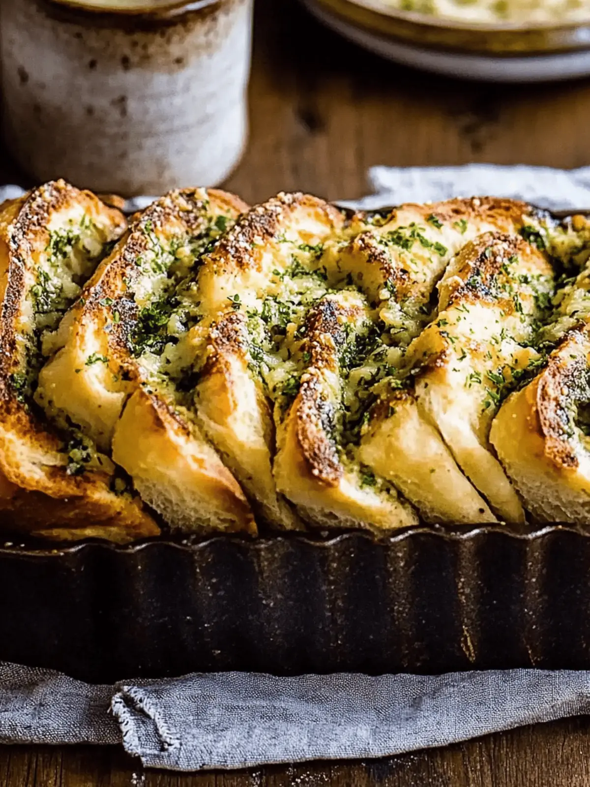 Irresistible Tear-and-Share Garlic Bread with Gooey Cheese 2 Tear-and-share garlic bread