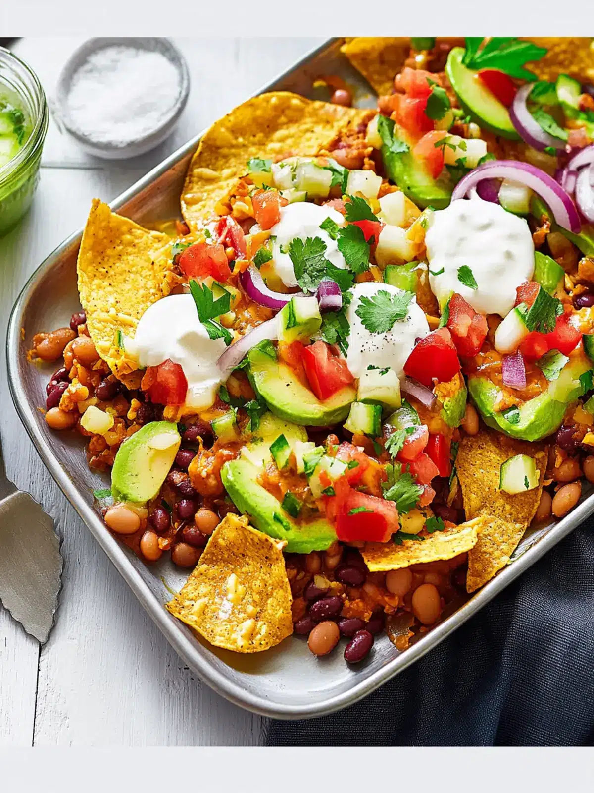 Baked Bean Nachos